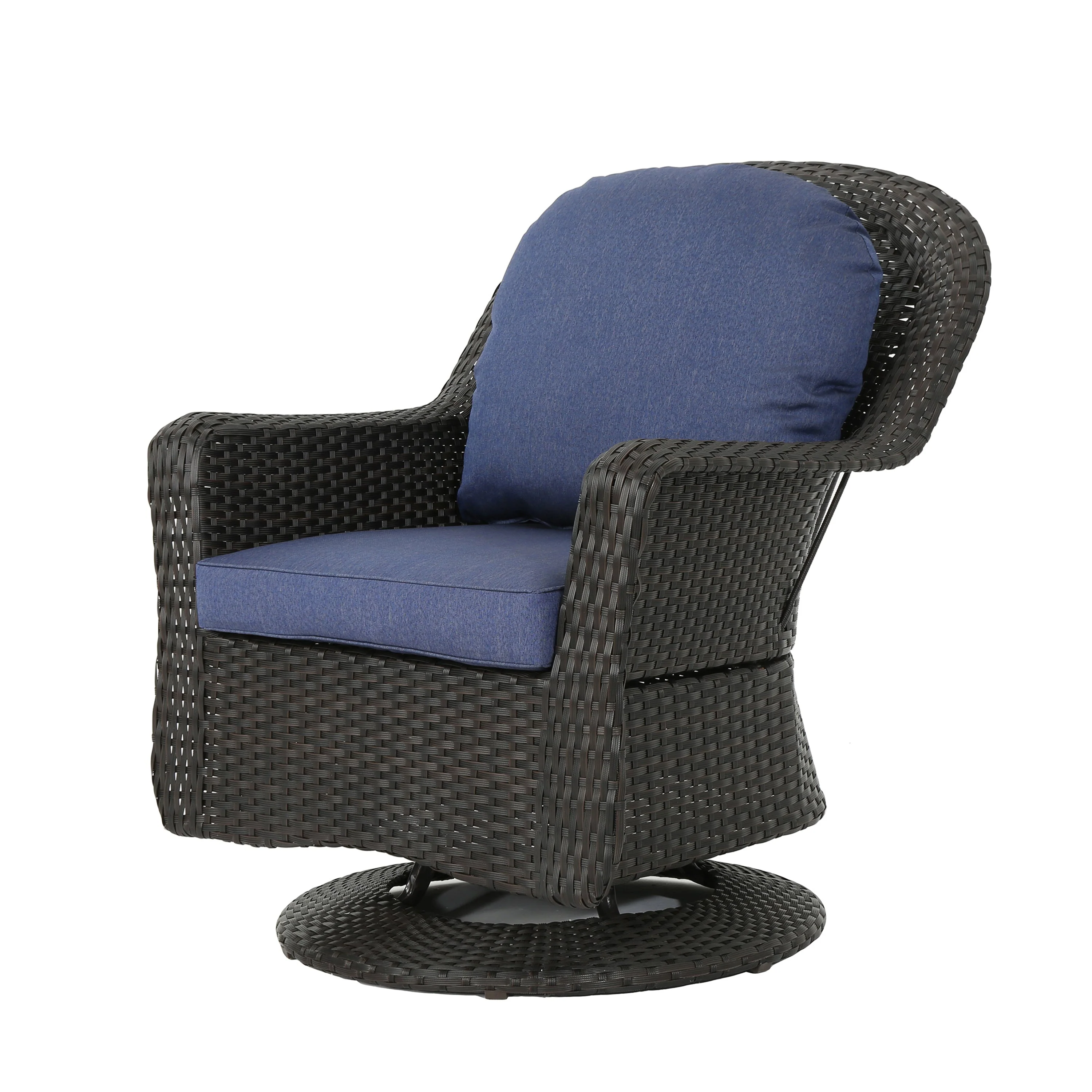 Liam Swivel Club Chair (Set of 2) - Image 8