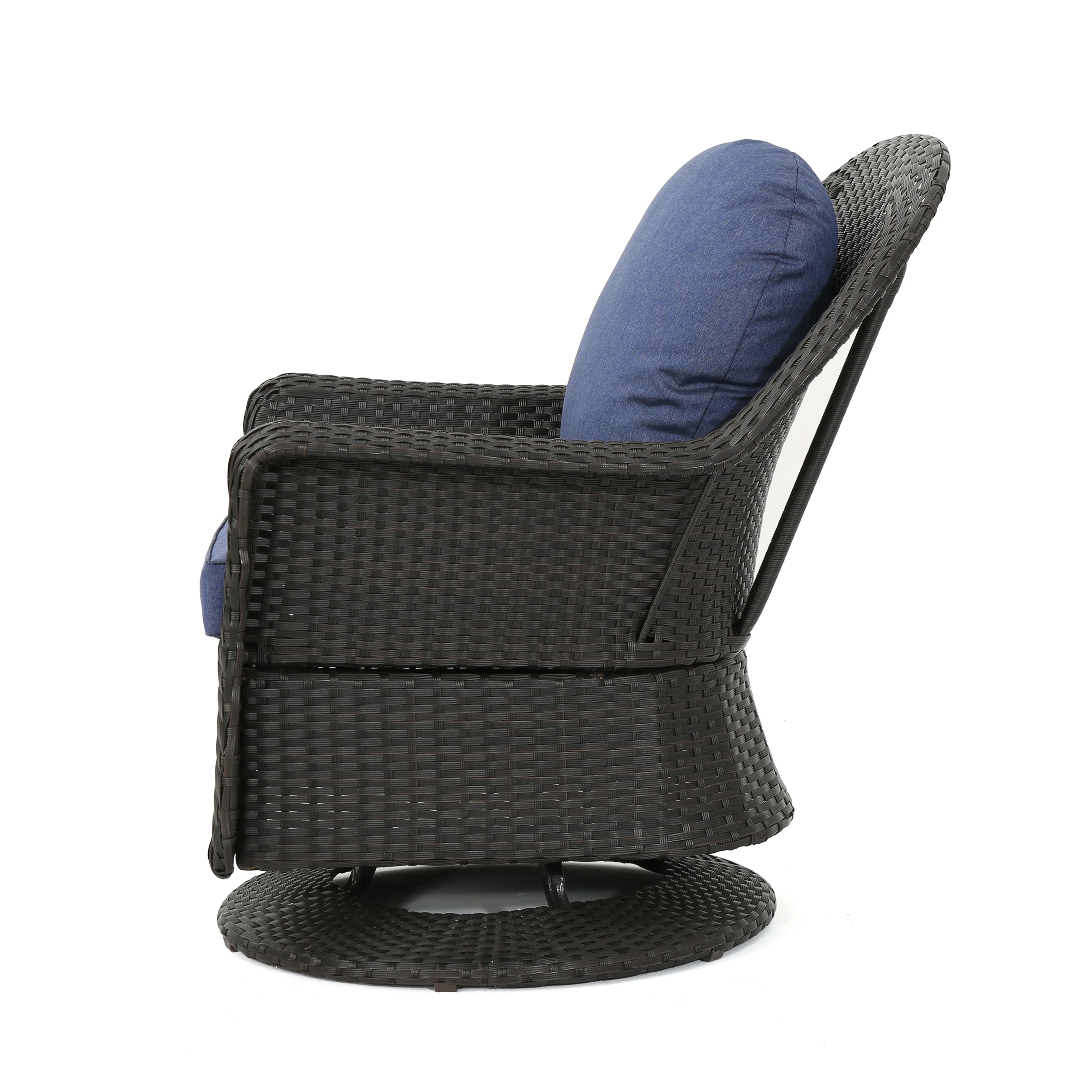 Liam Swivel Club Chair (Set of 2) - Image 9