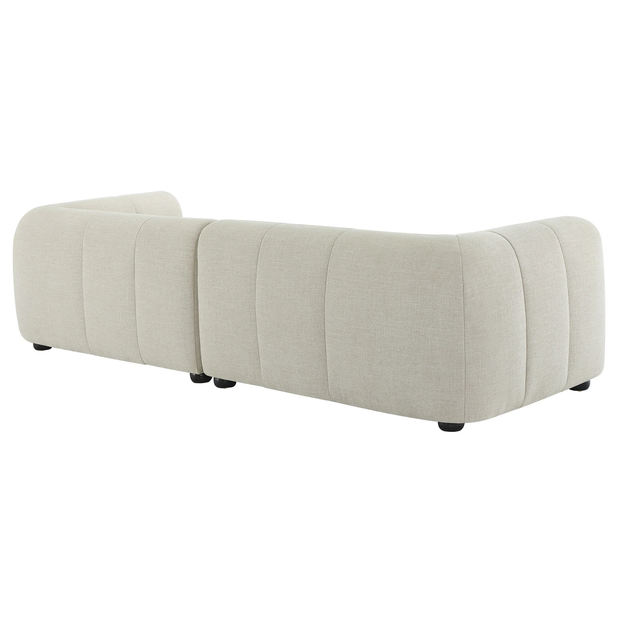 Liana Right-Facing Upholstered Fabric Modular Sofa with Chaise by Modway - Image 13