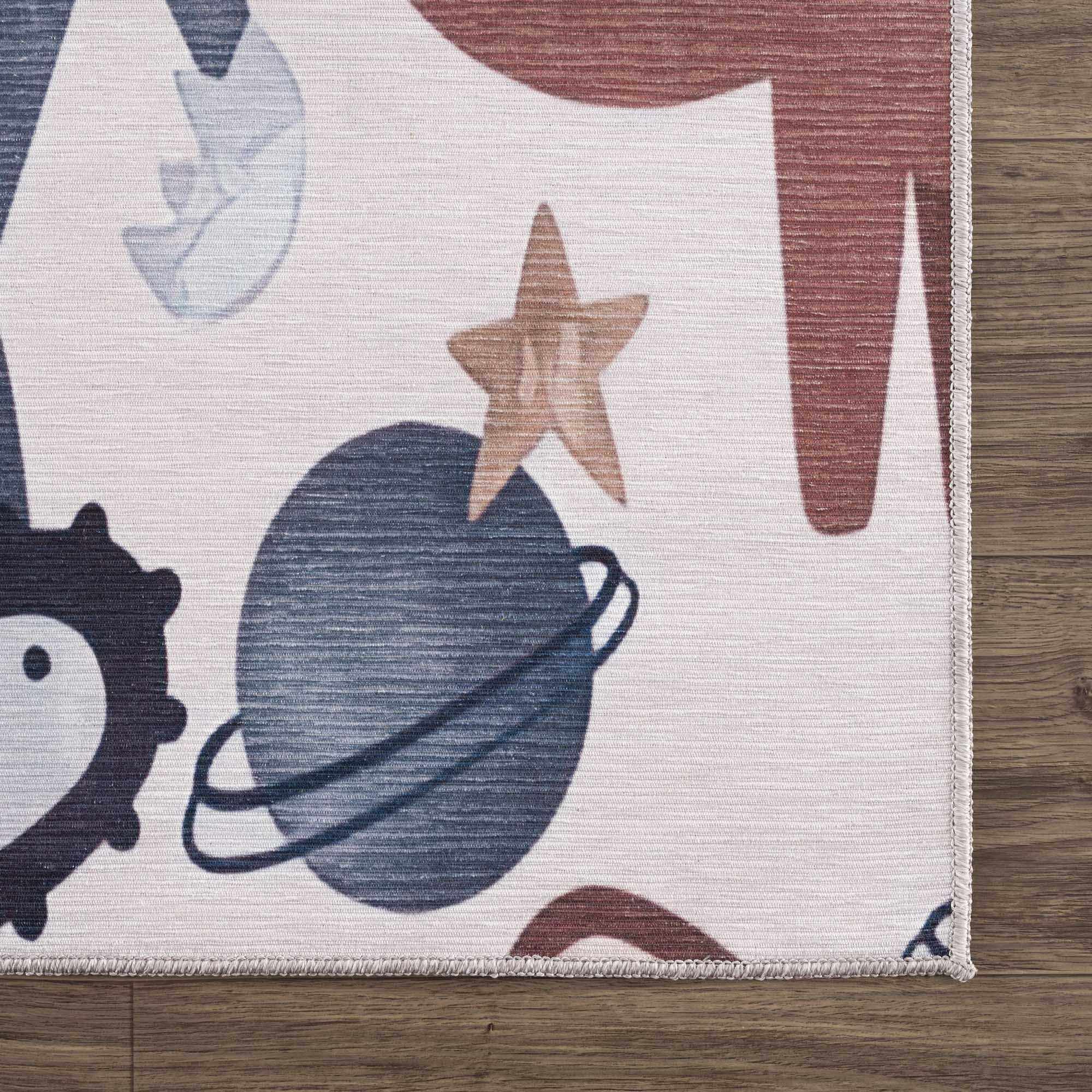 Libra Rainbow  Kids Washable Area Rug - Clearance - Image 6