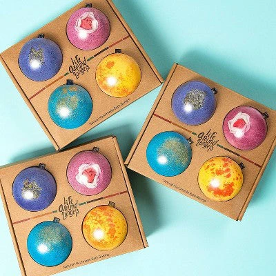 LifeAround2Angels Fruit Bath Bomb Gift Set 4pk - New - Image 3