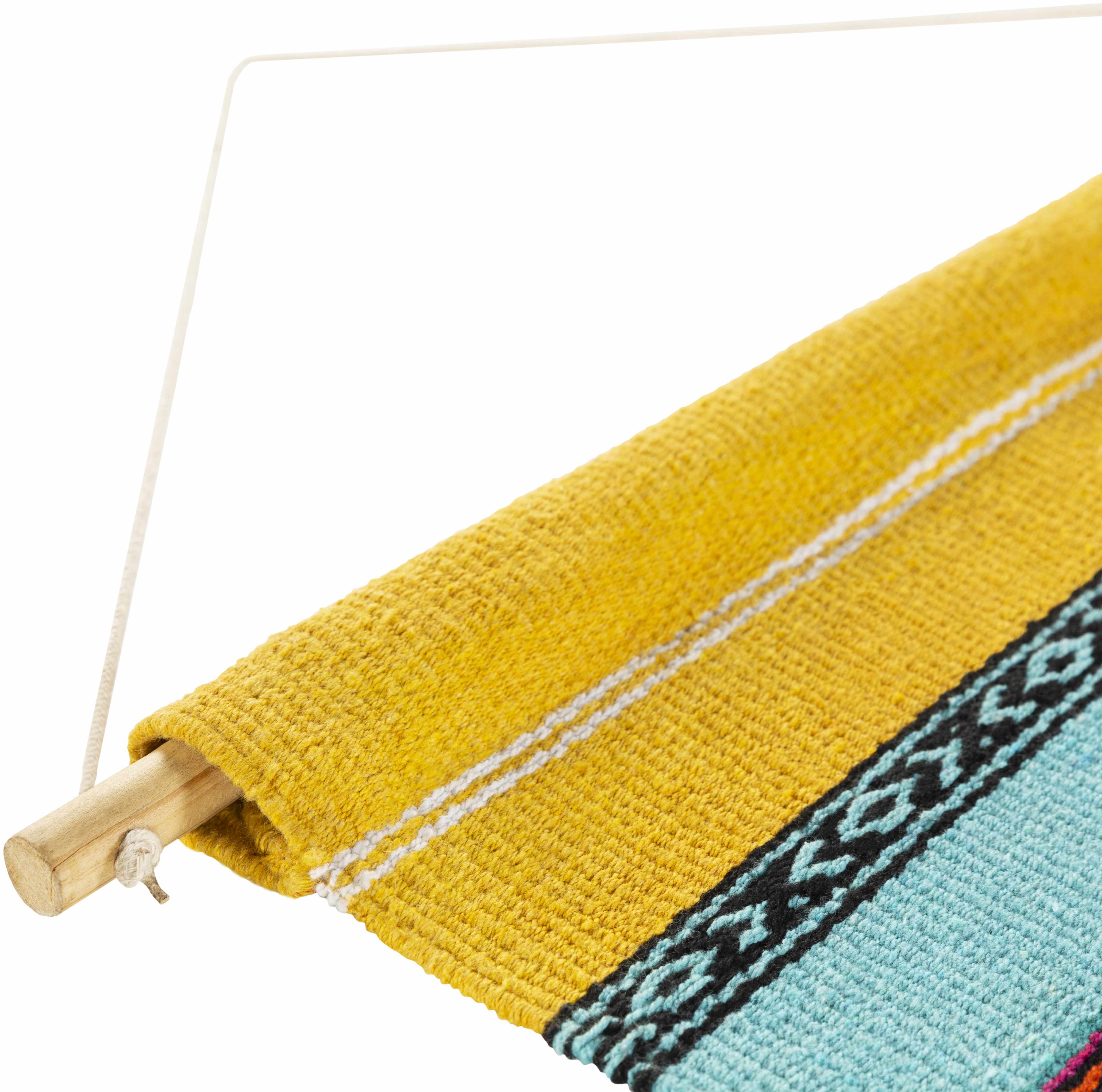 Ligaya Colorful Striped Bohemian Wall Hanging - Image 6