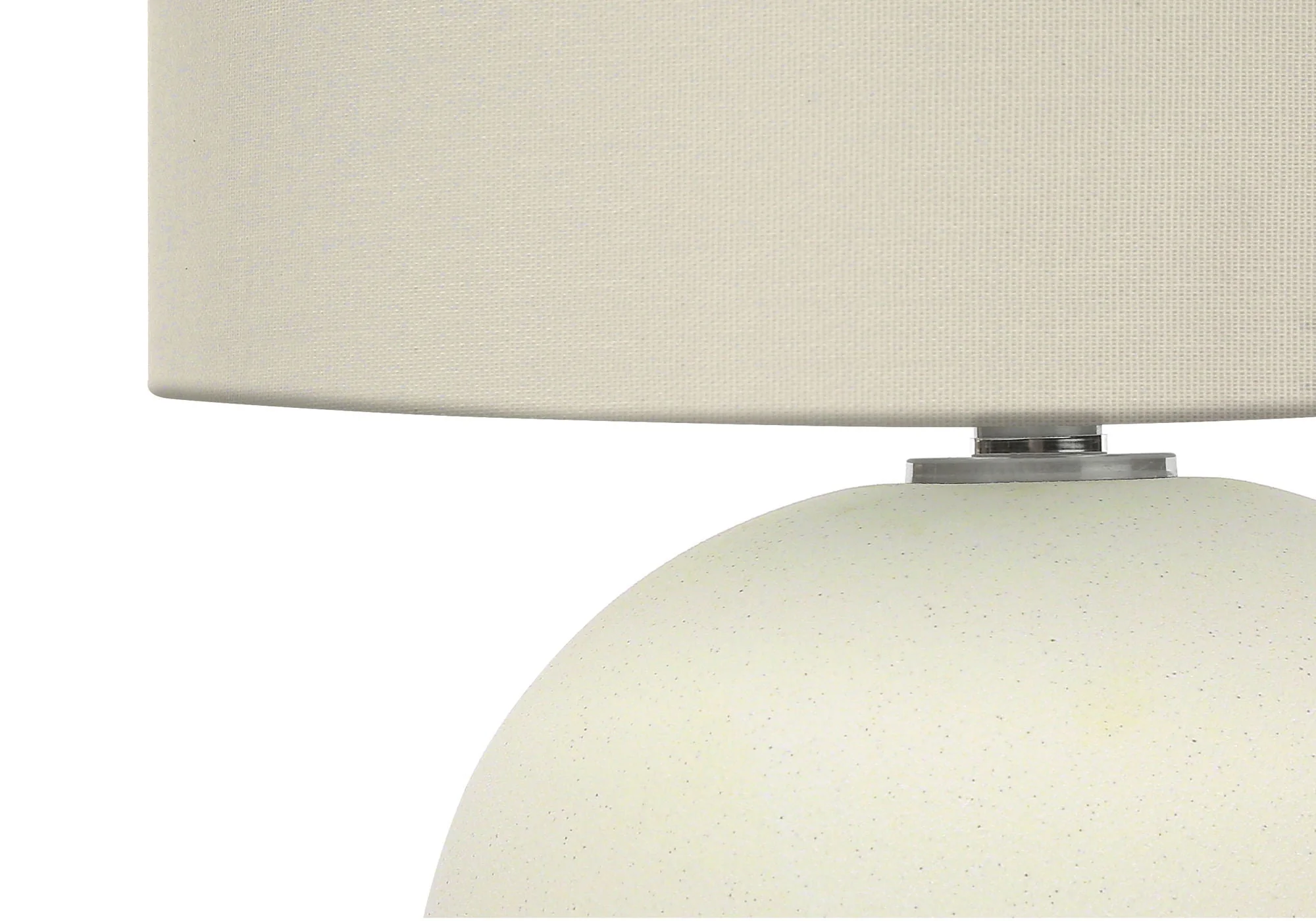 Lighting, Contemporary Table Lamp, Ceramic - Cream - Image 2