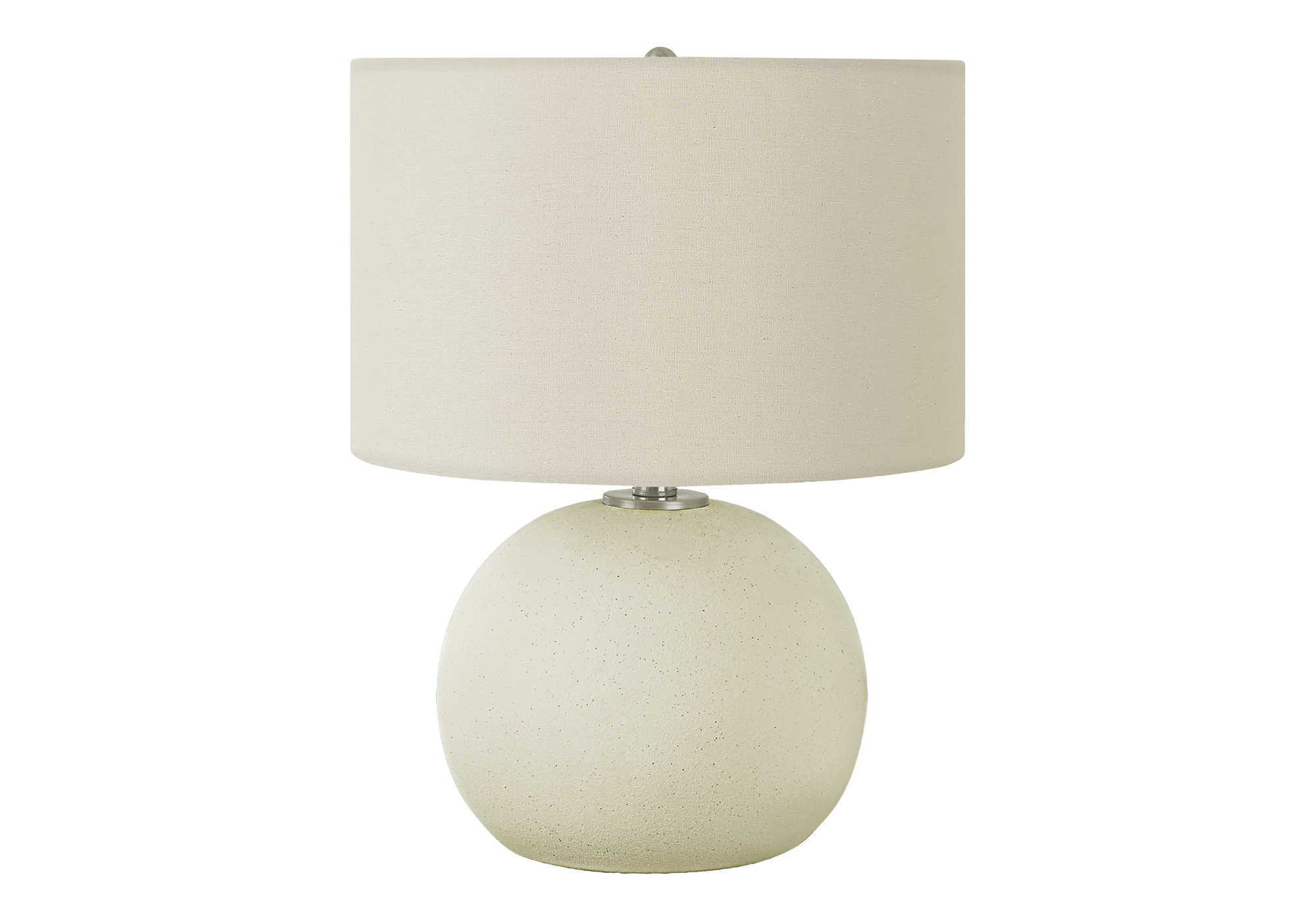 Lighting, Contemporary Table Lamp, Ceramic - Cream - Image 4