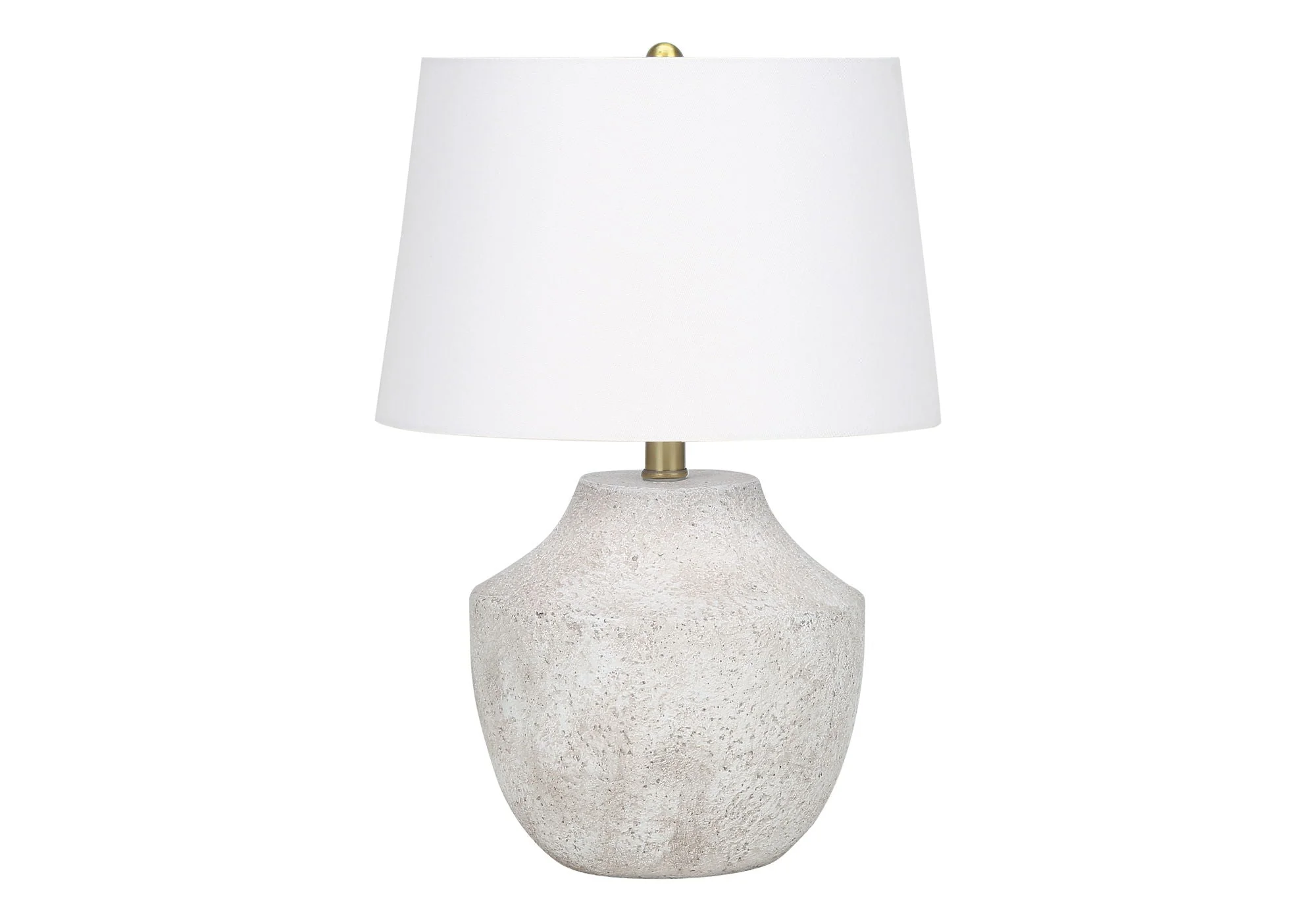 Lighting, Modern Table Lamp, Concrete - Cream - Image 4