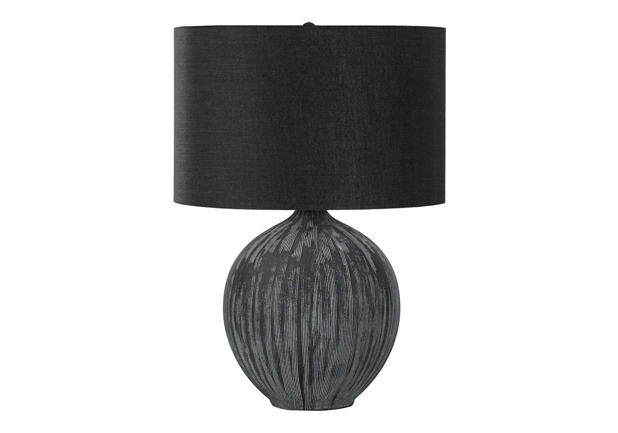 Lighting, Table Lamp, Ceramic, Contemporary - Black - Image 2