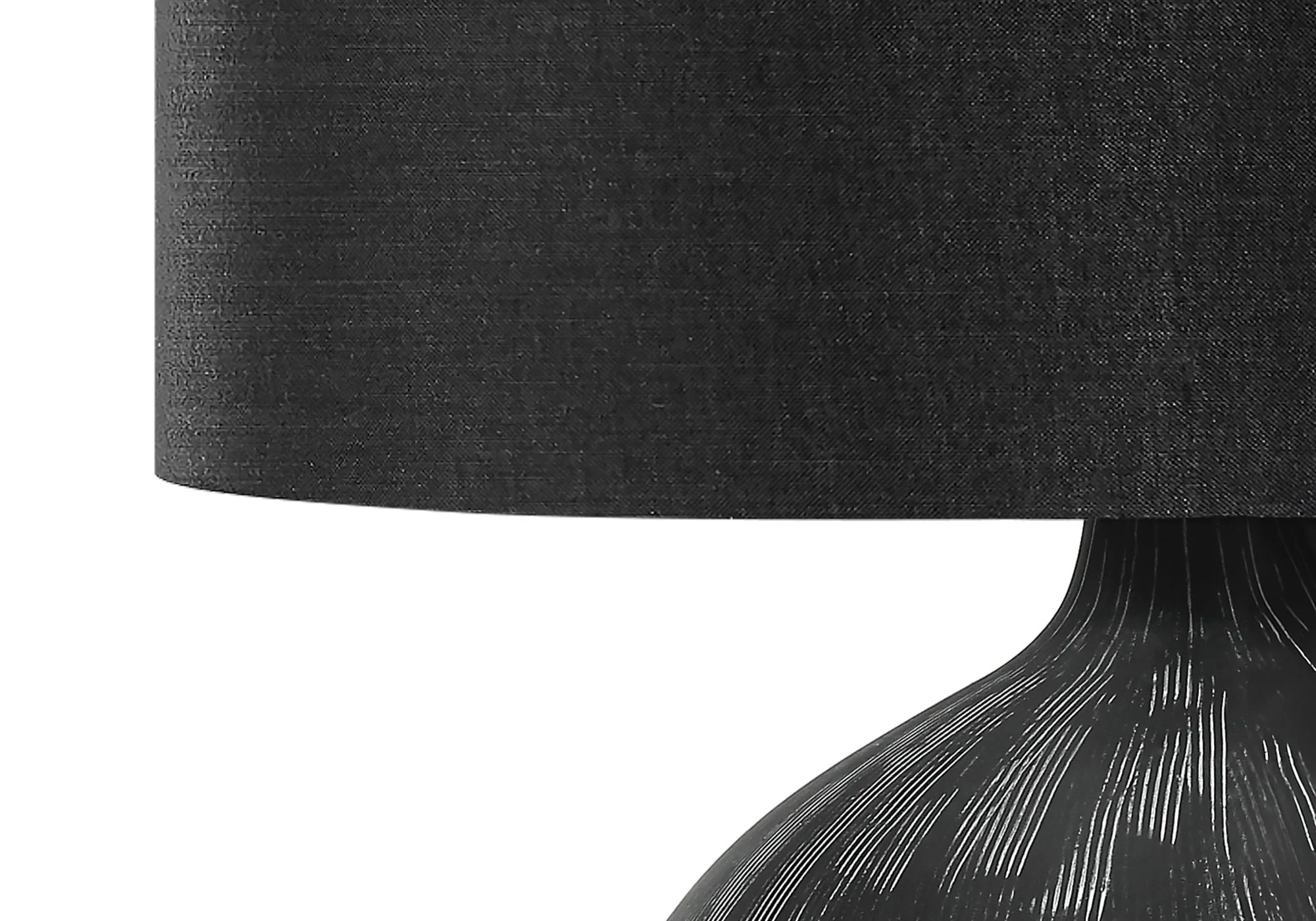 Lighting, Table Lamp, Ceramic, Contemporary - Black - Image 4