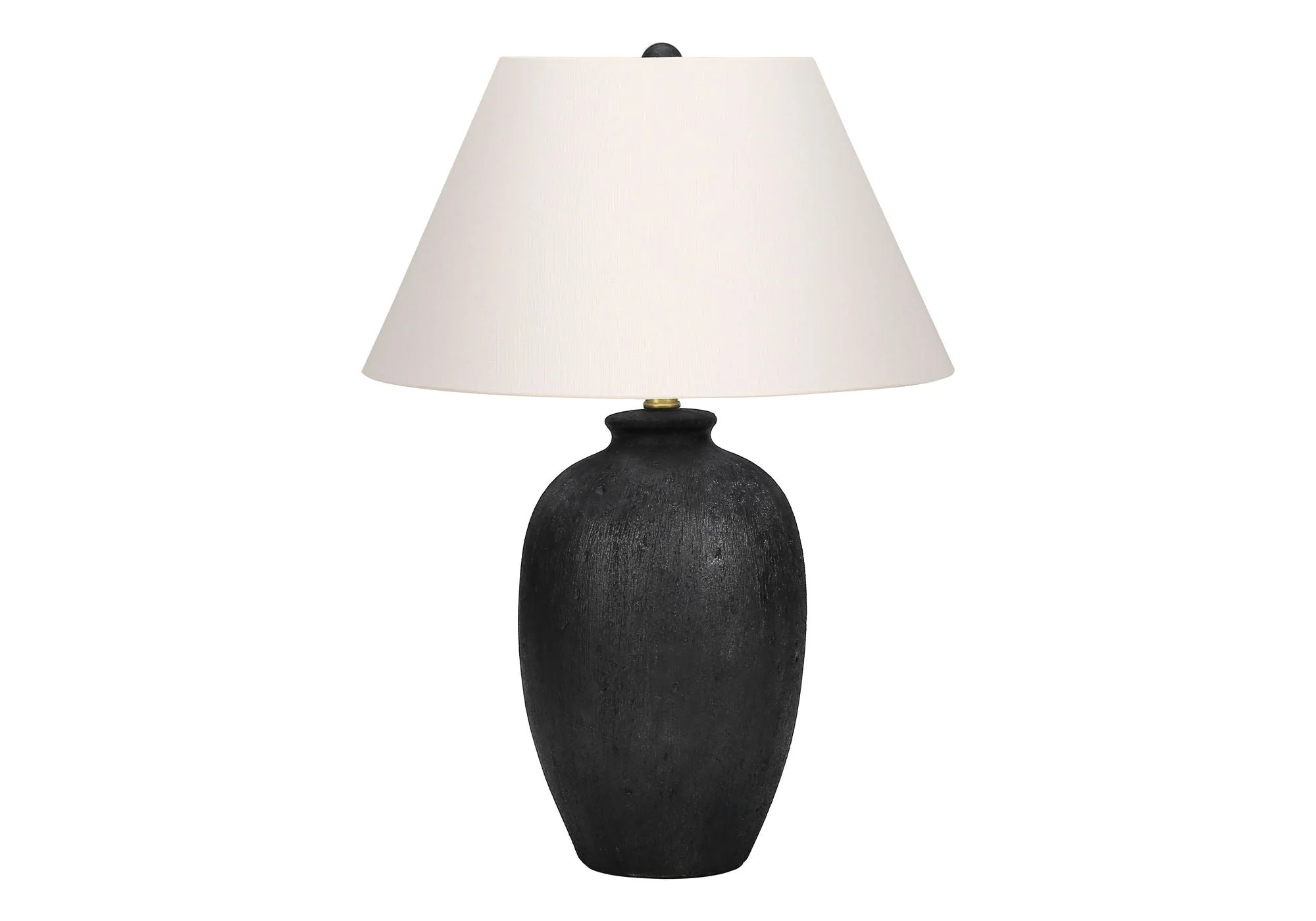 Lighting, Table Lamp, Ceramic, Modern - Black - Image 2