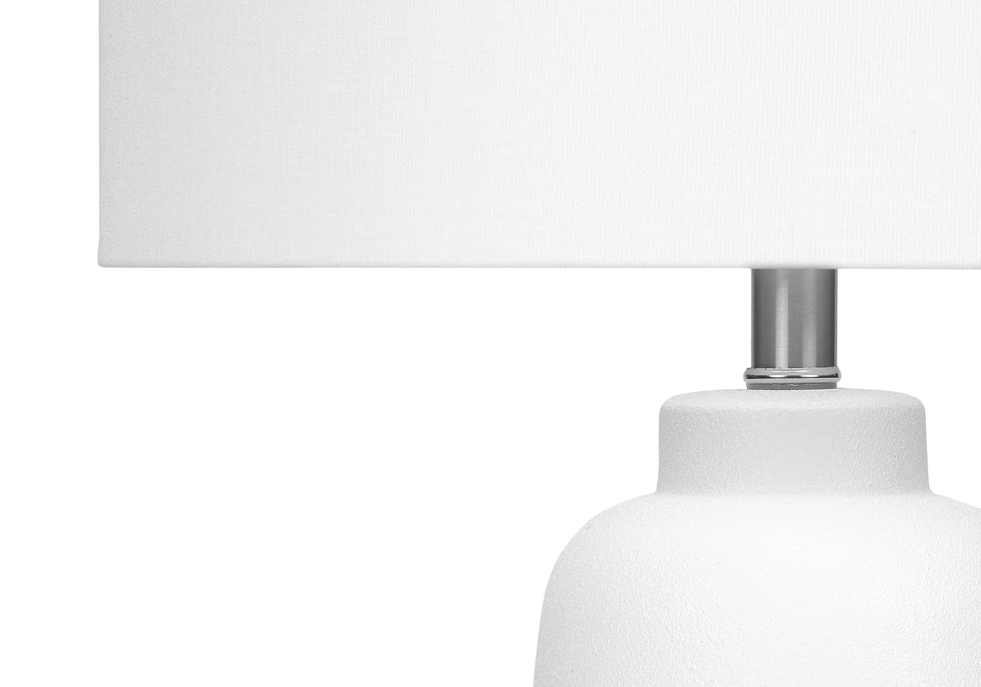 Lighting, Table Lamp, Ceramic, Modern - Cream - Image 4