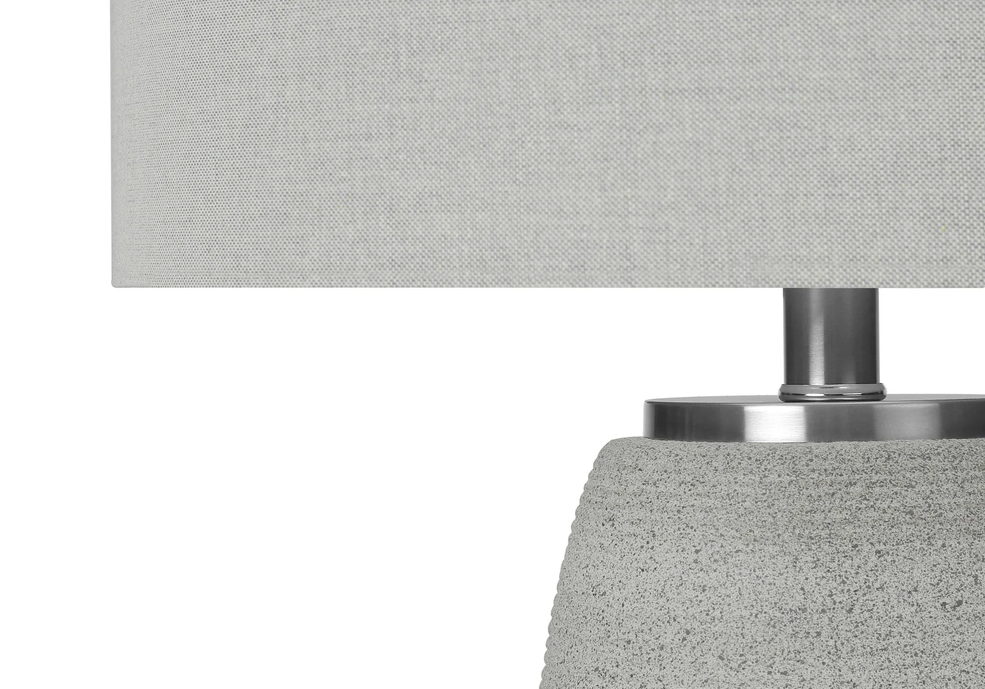 Lighting, Table Lamp, Ceramic, Modern - Gray - Image 2