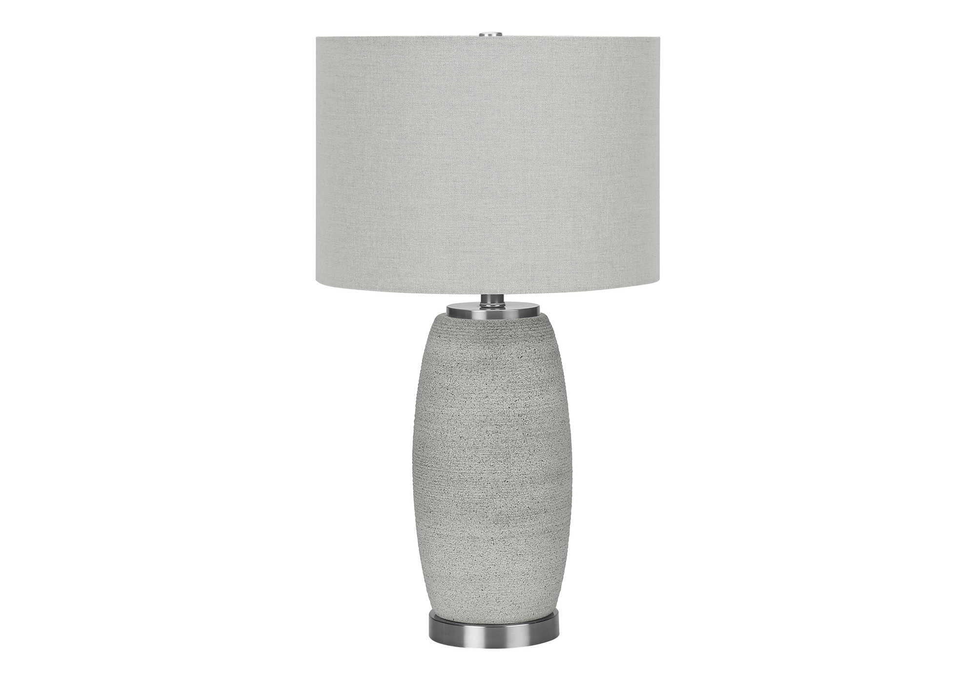 Lighting, Table Lamp, Ceramic, Modern - Gray - Image 3