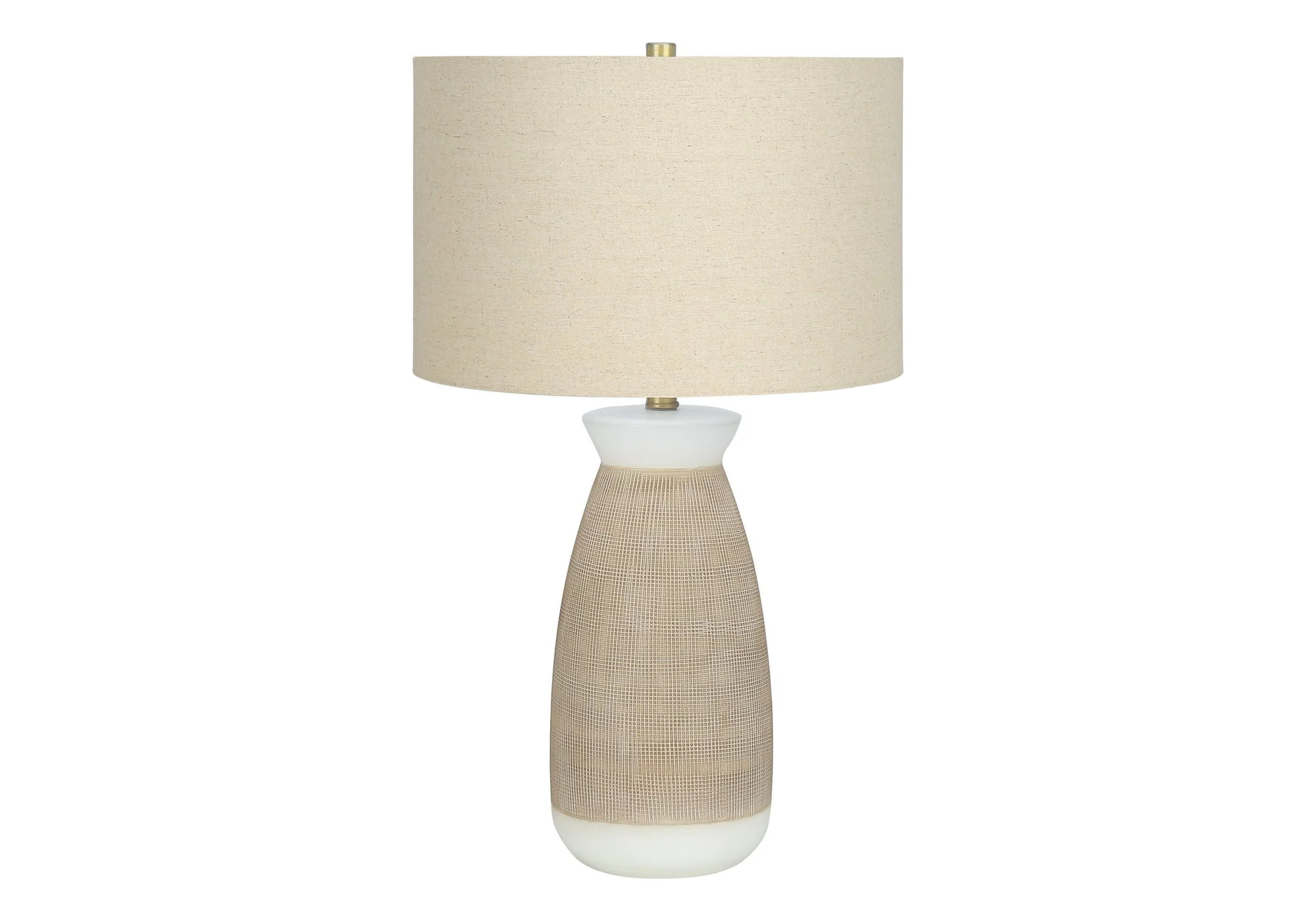 Lighting, Table Lamp, Ceramic, Resin, Contemporary - Cream - Image 4