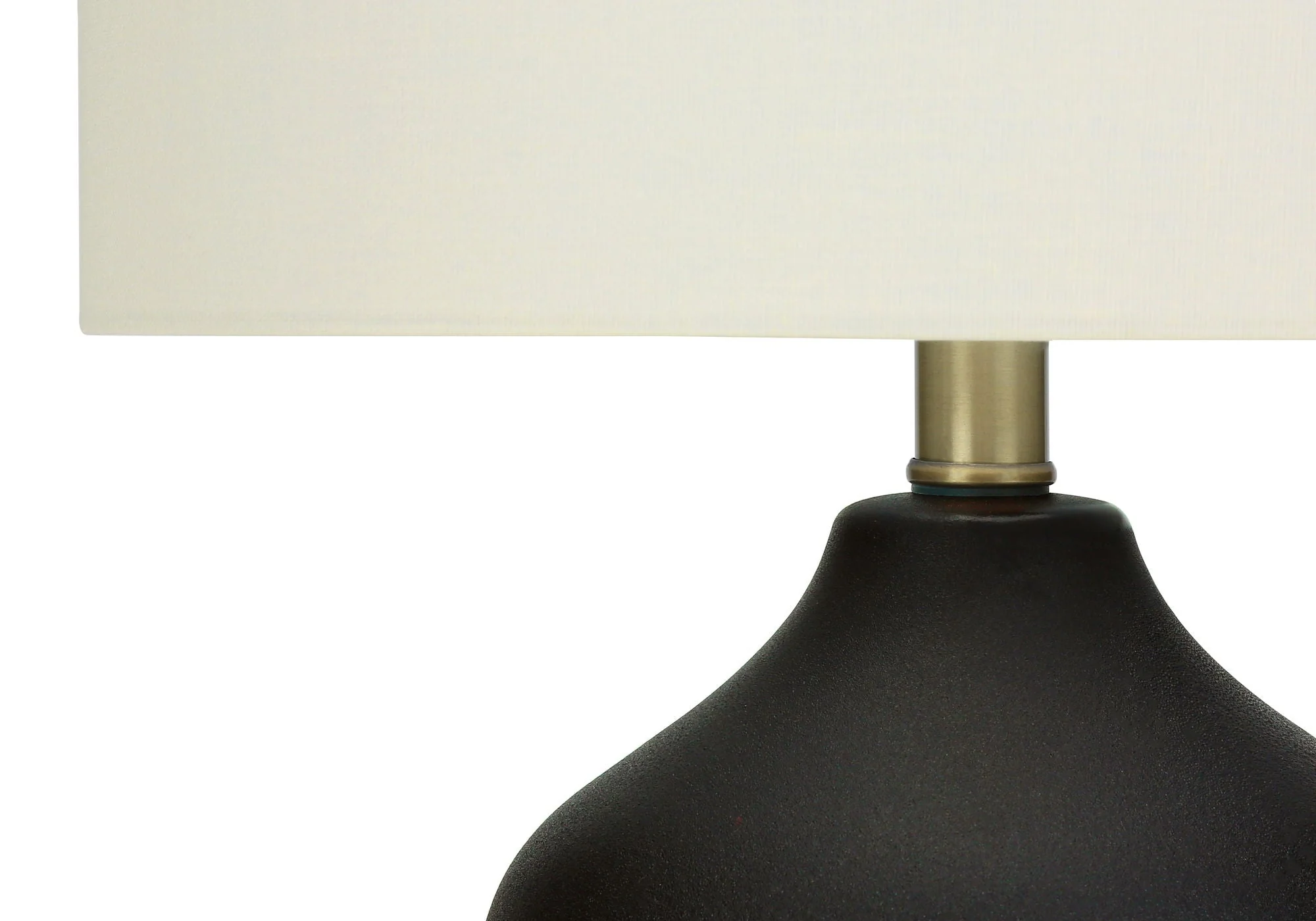Lighting, Table Lamp, Ceramic, Transitional - Black / Cream - Image 2