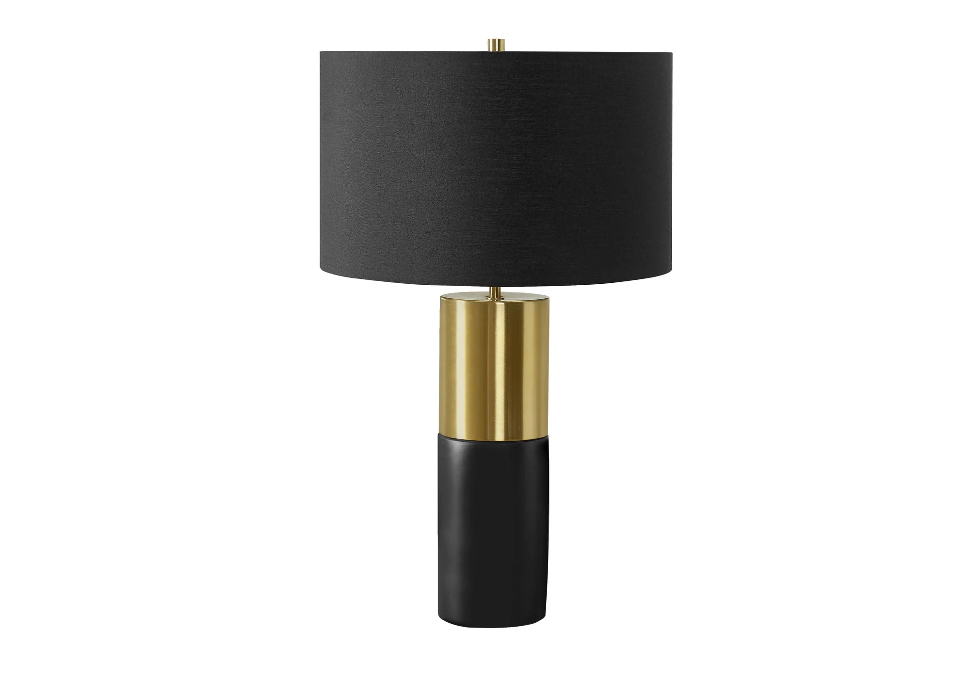 Lighting, Table Lamp, Concrete, Contemporary - Black / Gold - Image 2