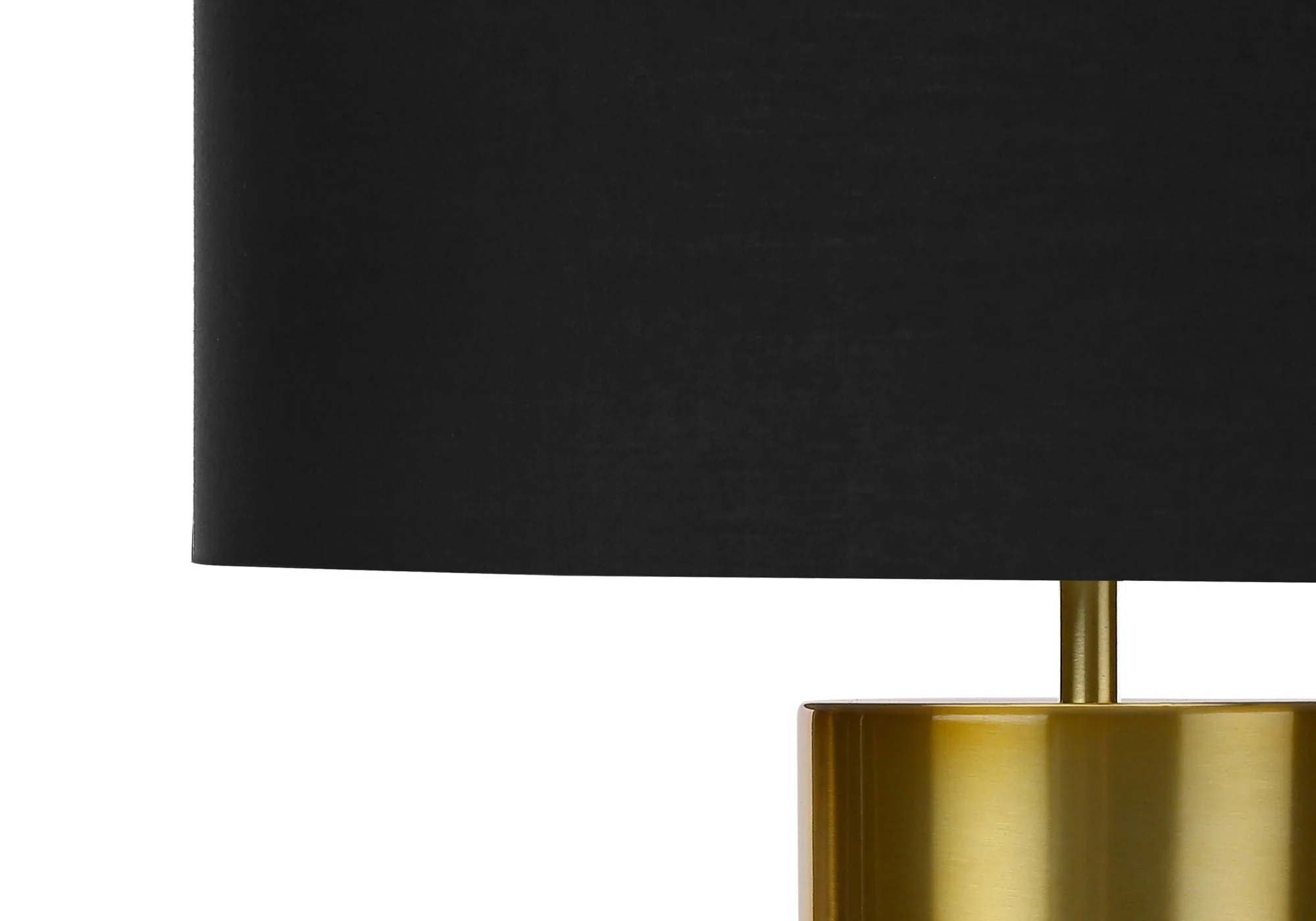 Lighting, Table Lamp, Concrete, Contemporary - Black / Gold - Image 3