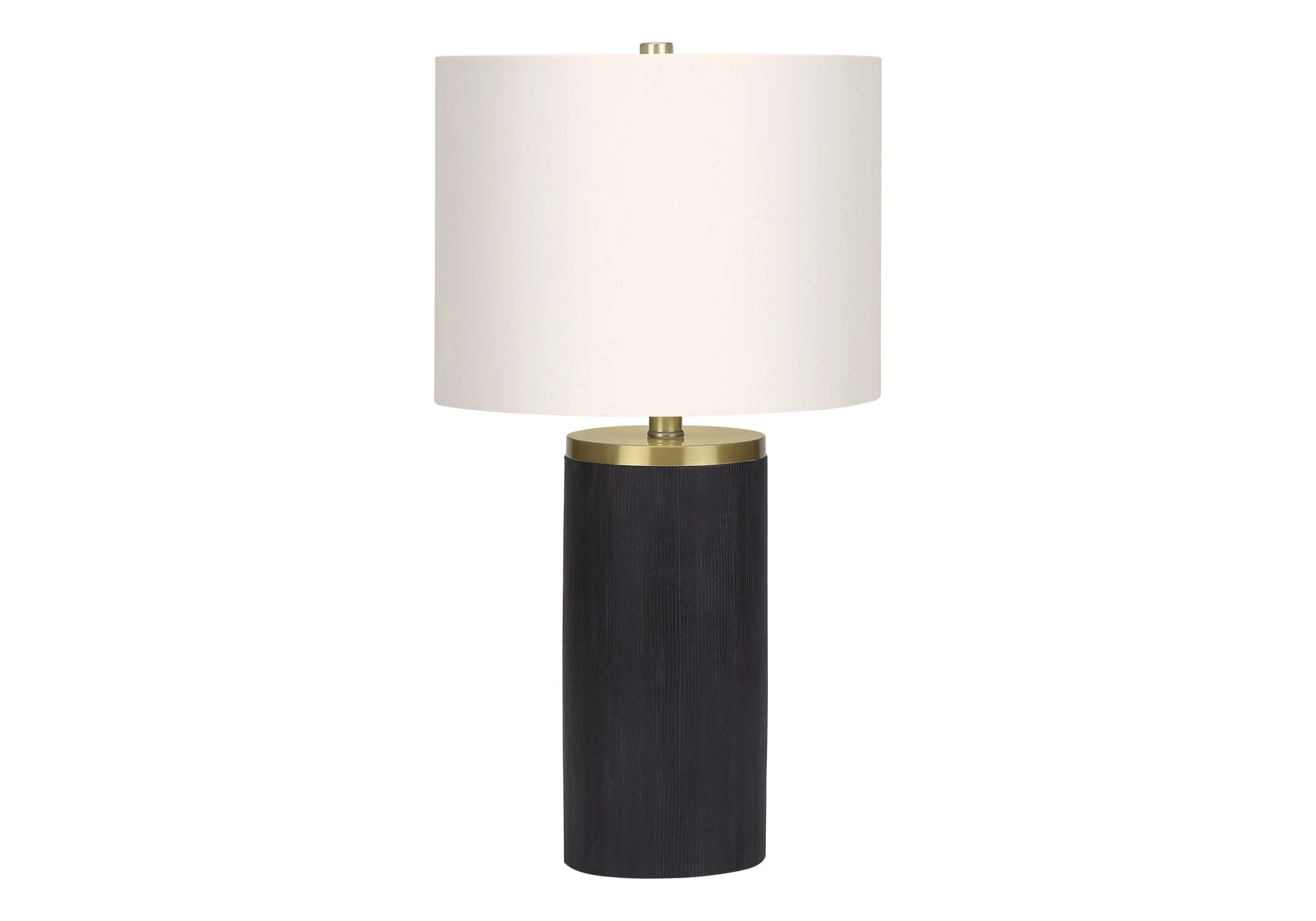 Lighting, Table Lamp, Concrete, Modern - Black - Image 3