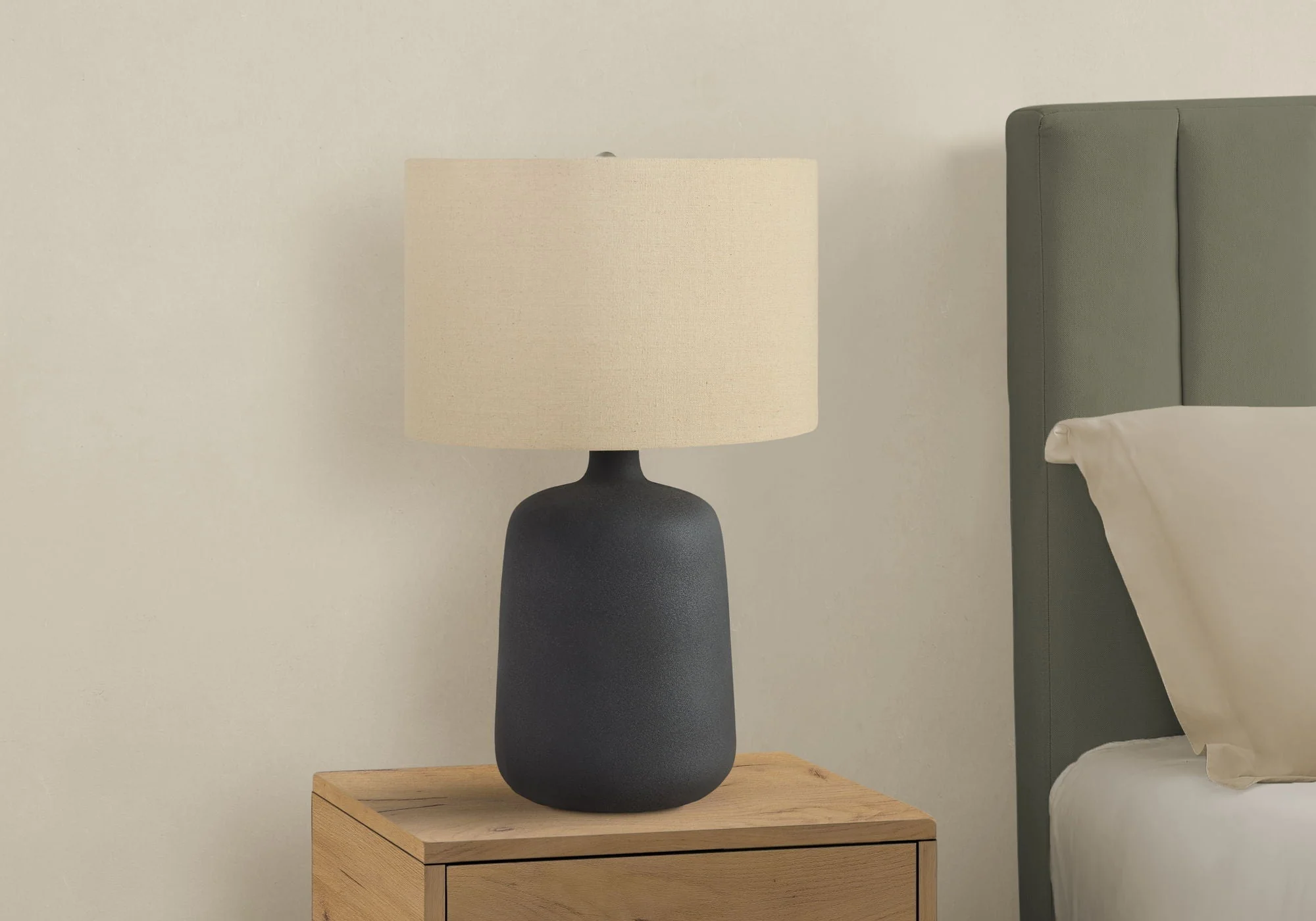Lighting, Table Lamp Contemporary - Black - Image 4