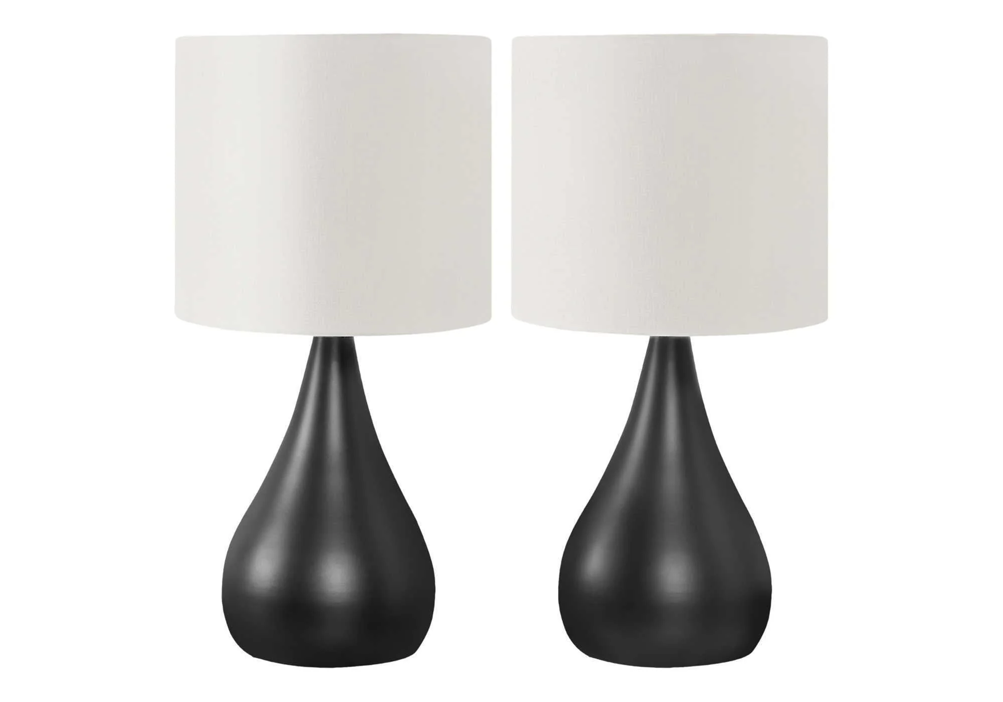 Lighting, Table Lamp, Contemporary (Set of 2) - Black - Image 3