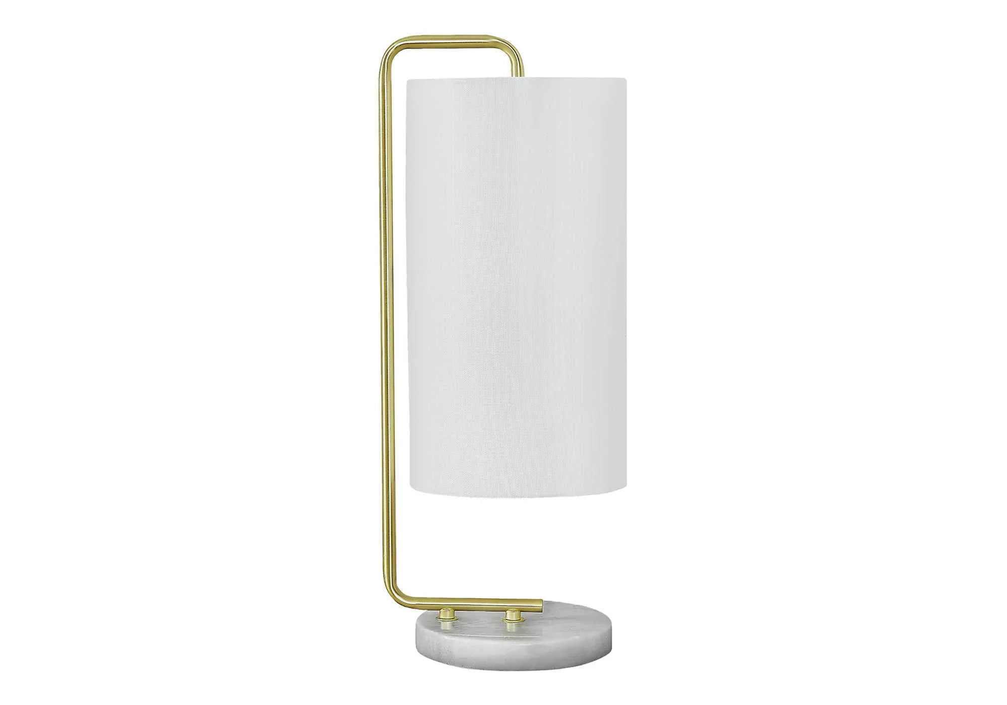 Lighting, Table Lamp, Marble, Contemporary - White - Image 2