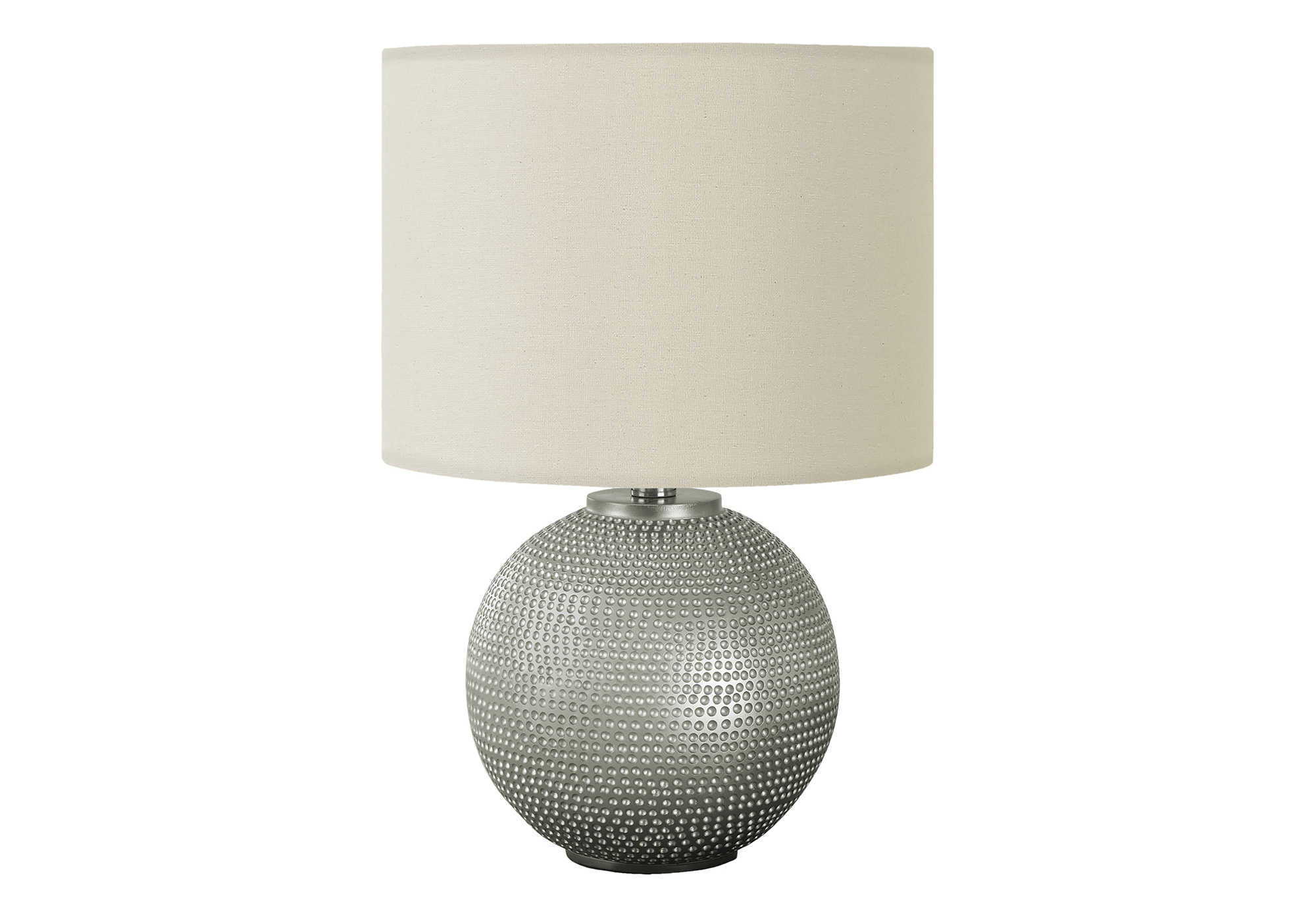 Lighting, Table Lamp, Modern - Gray / Cream - Image 4