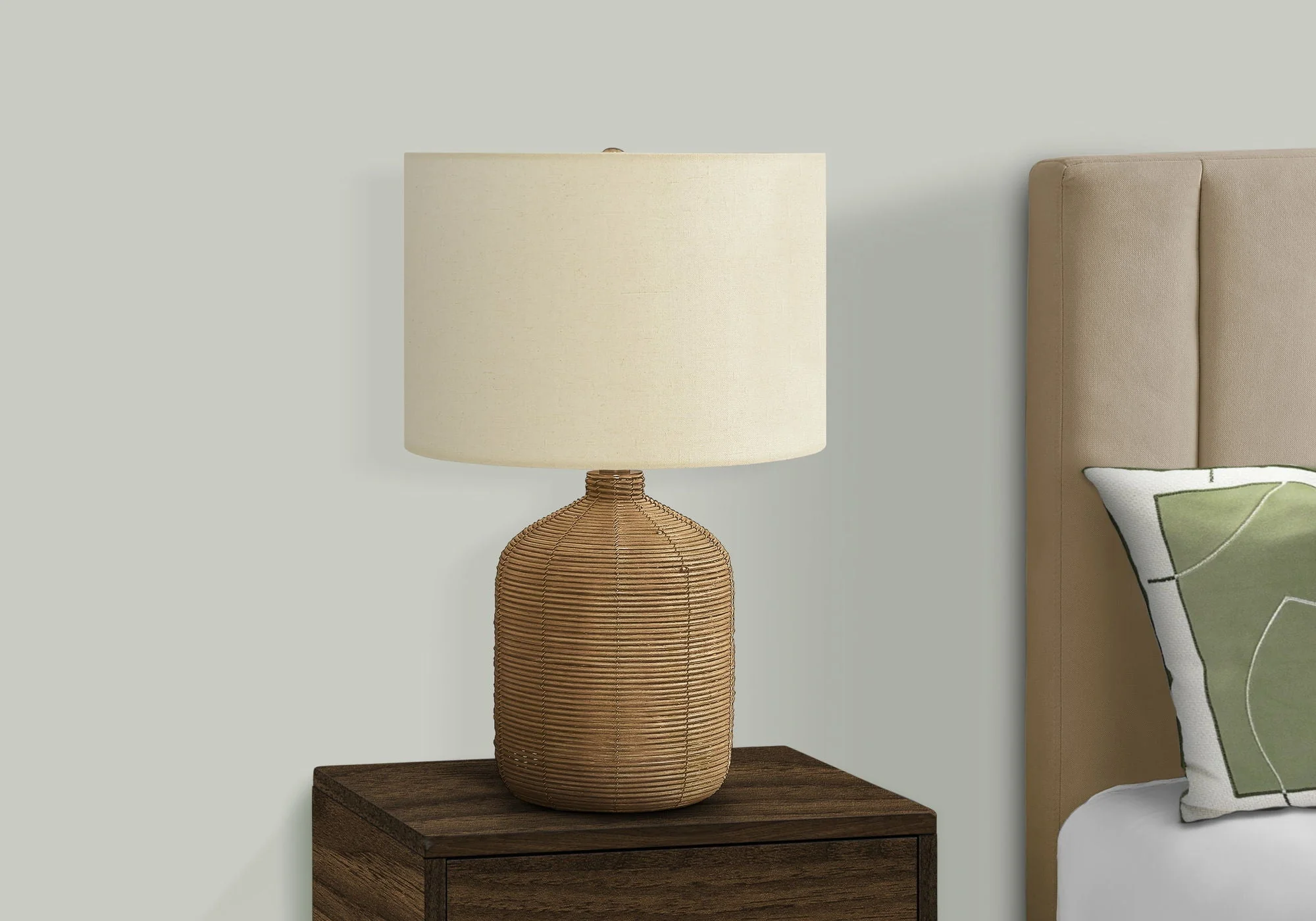 Lighting, Table Lamp, Rattan, Modern - Image 6