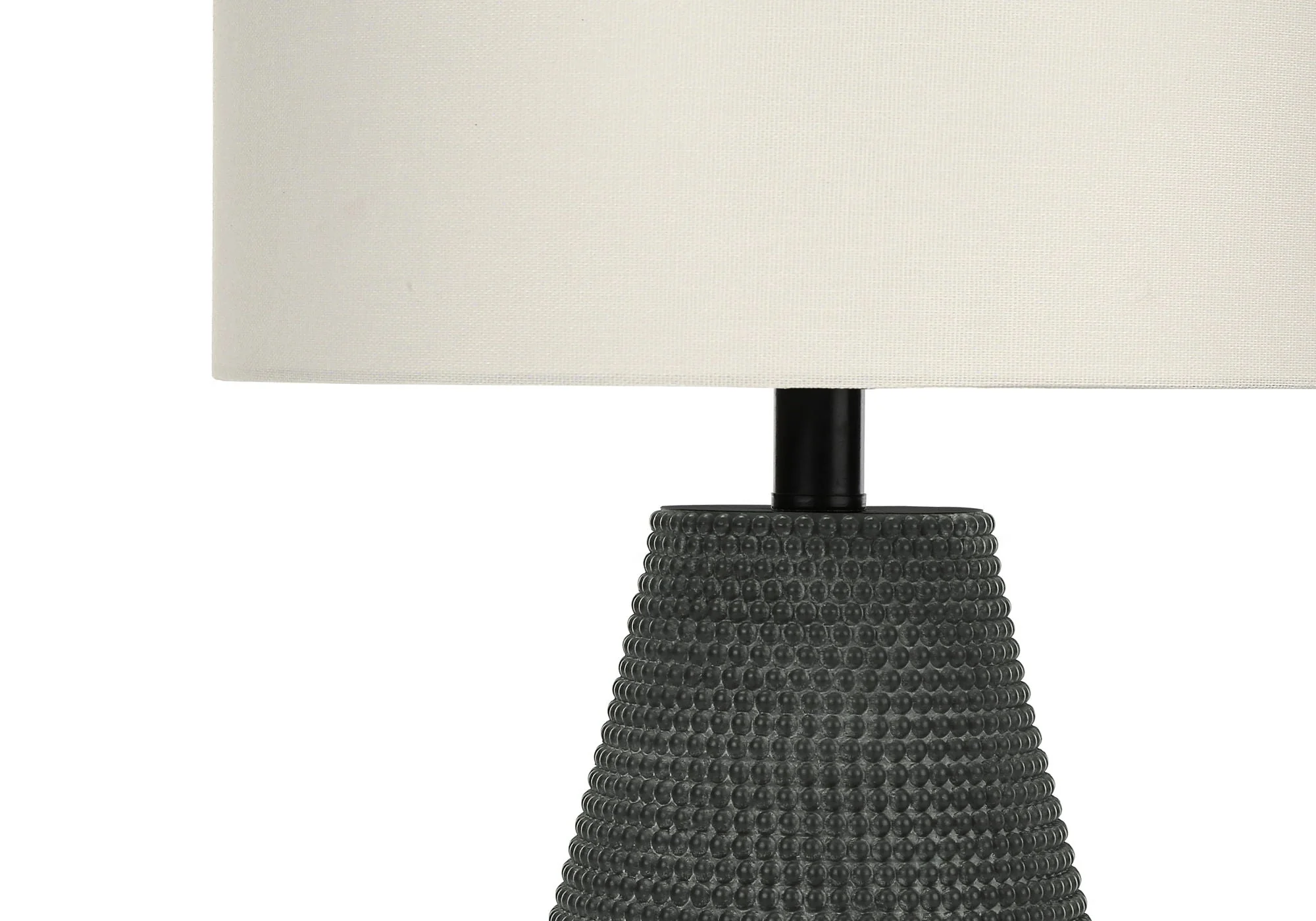Lighting, Table Lamp, Resin, Contemporary - Black - Image 3