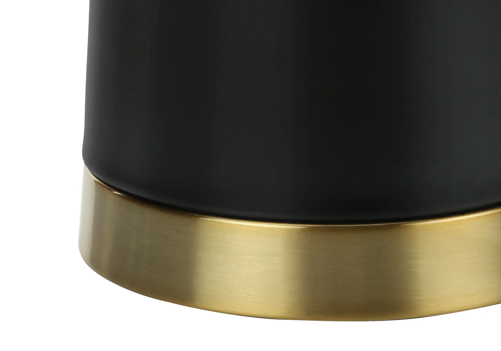 Lighting, Table Lamp, Resin, Contemporary - Black / Cream - Image 3