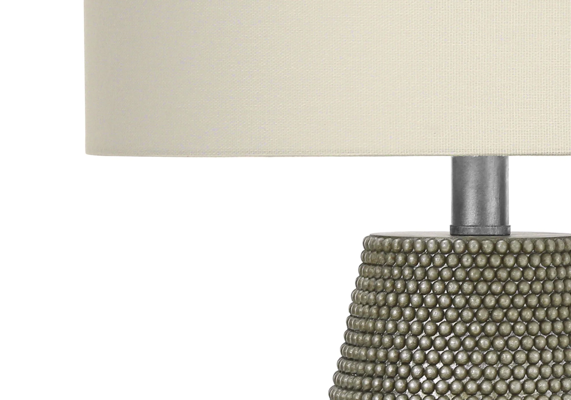 Lighting, Table Lamp, Resin, Contemporary - Gray - Image 3