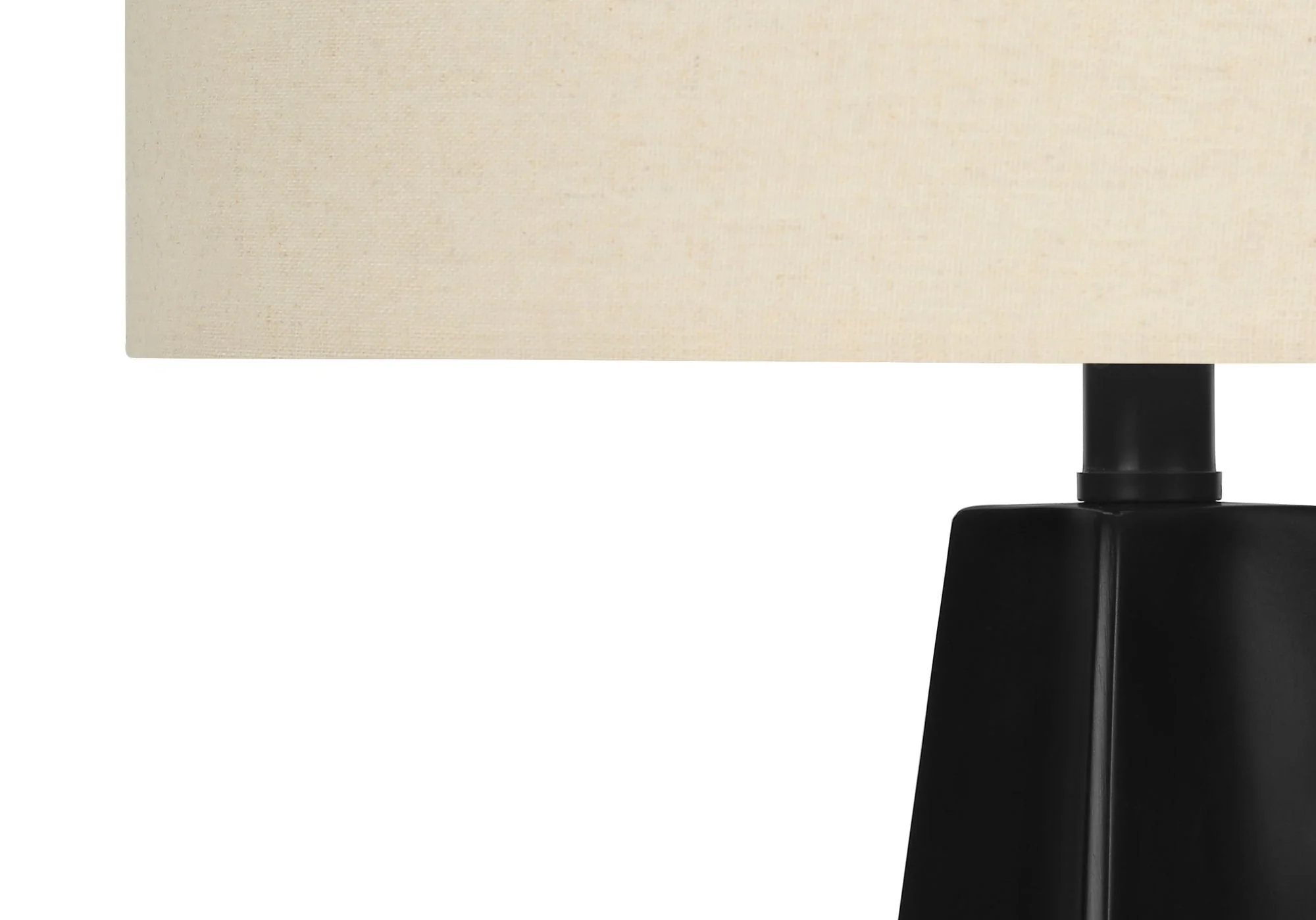 Lighting, Table Lamp, Resin, Modern - Black - Image 2