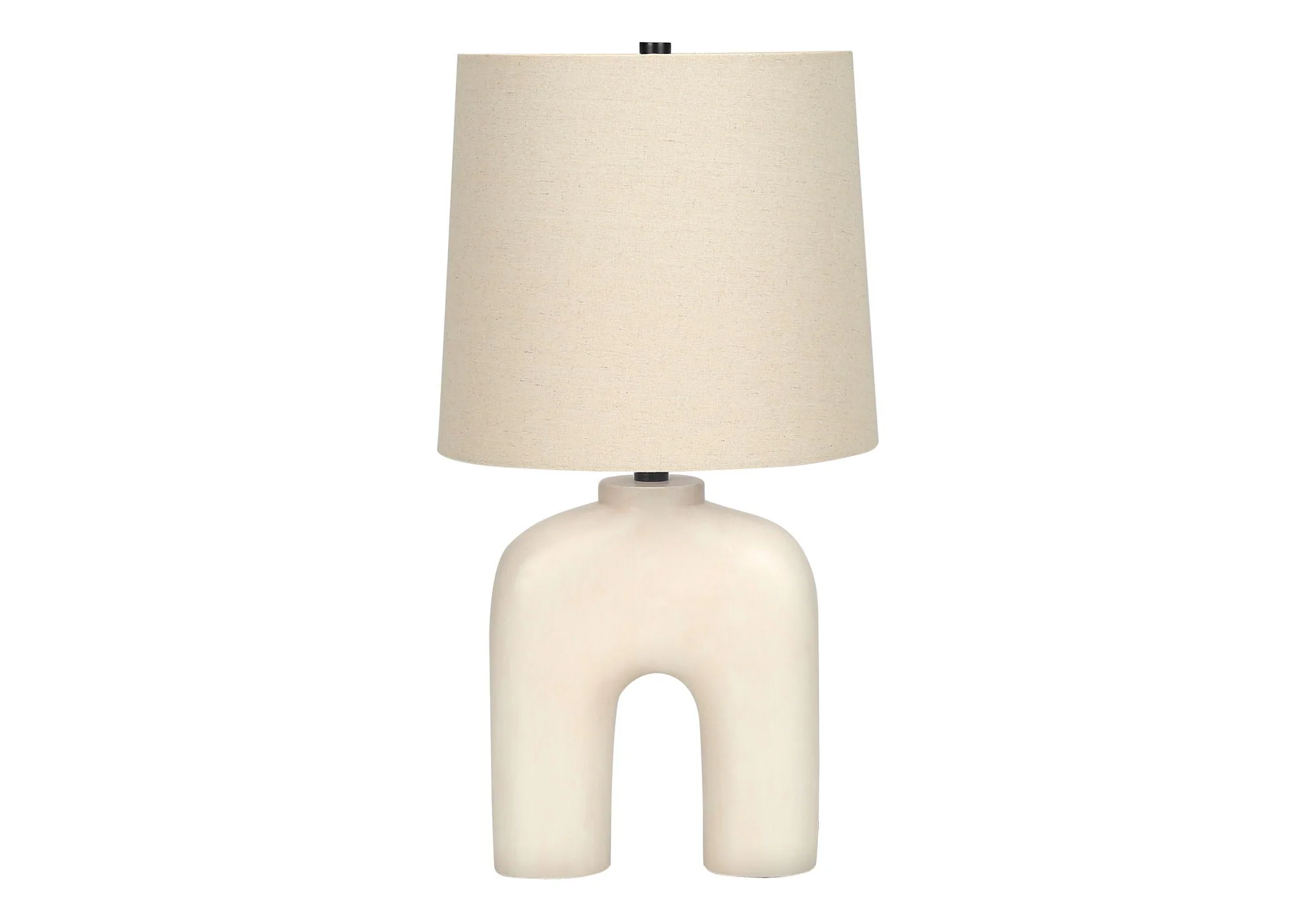 Lighting, Table Lamp, Resin, Modern - Cream - Image 3