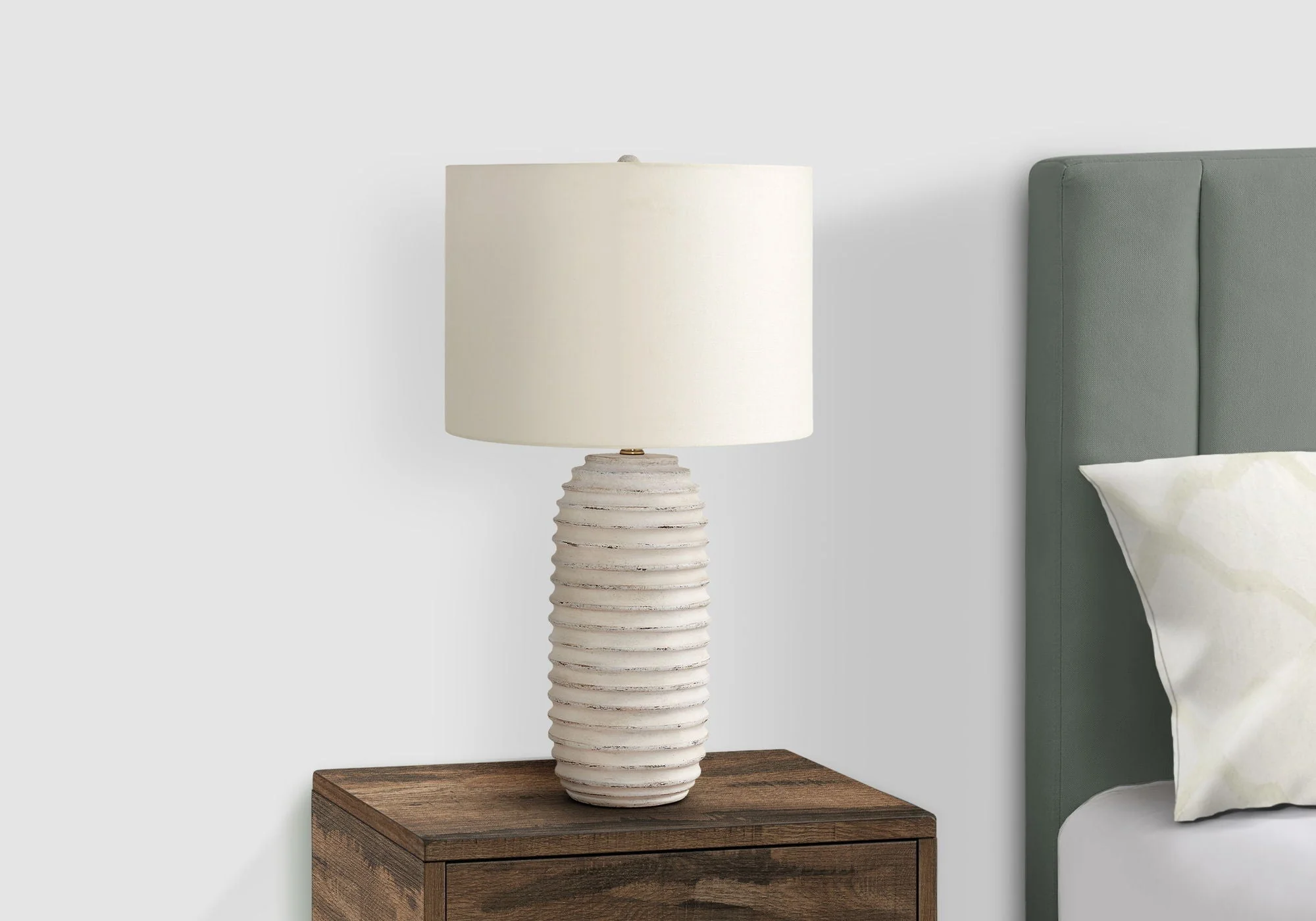 Lighting, Table Lamp, Resin, Transitional - Cream - Image 2