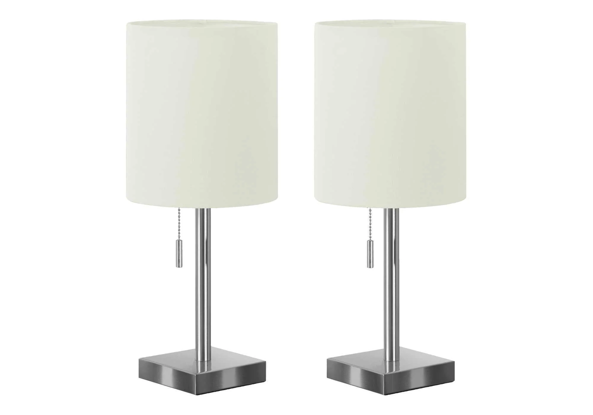 Lighting, Table Lamp, USB Port Included, Nickel, Contemporary (Set of 2) - Image 6
