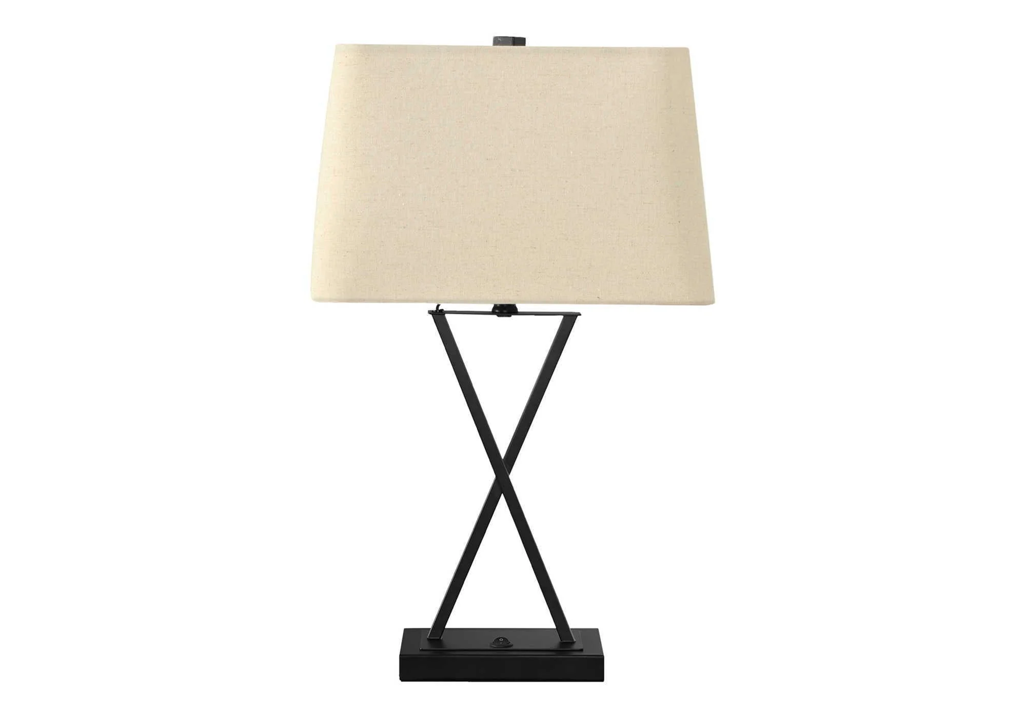 Lighting, Table Lamp, USB Port Included, Resin, Transitional - Black - Image 3