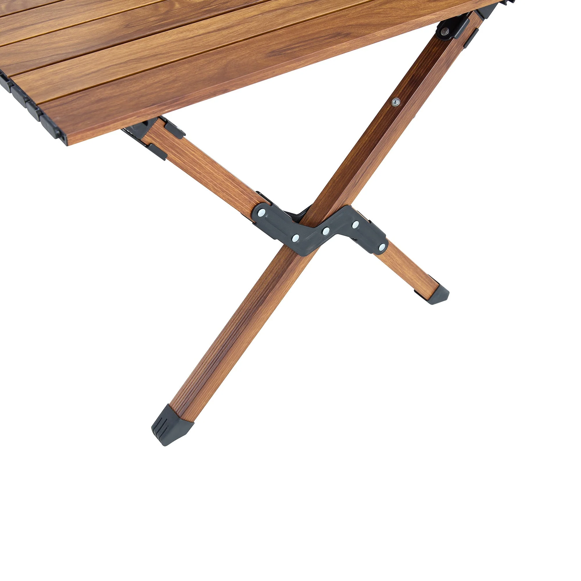 Lightweight Aluminum Roll-Up Rectangular Outdoor Table - Image 10