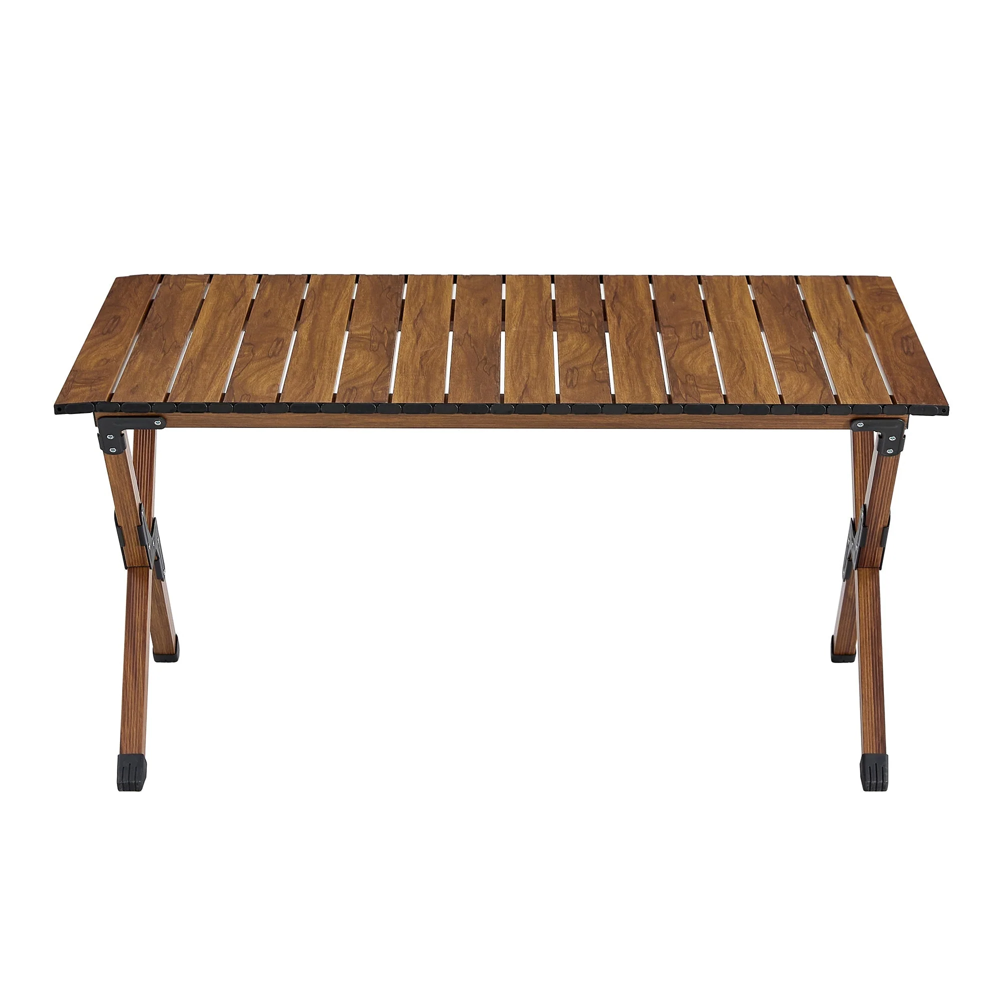 Lightweight Aluminum Roll-Up Rectangular Outdoor Table - Image 5