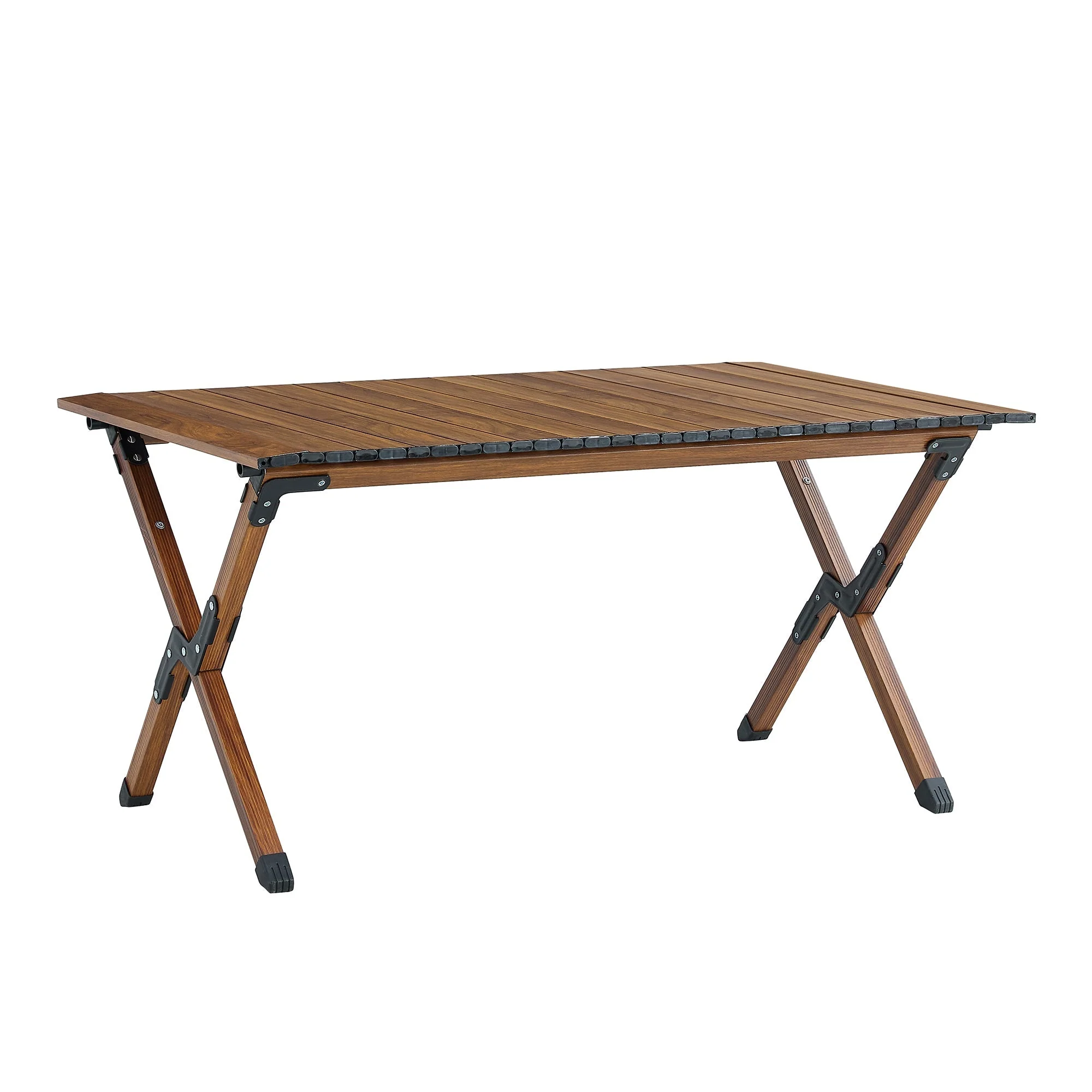 Lightweight Aluminum Roll-Up Rectangular Outdoor Table - Image 6