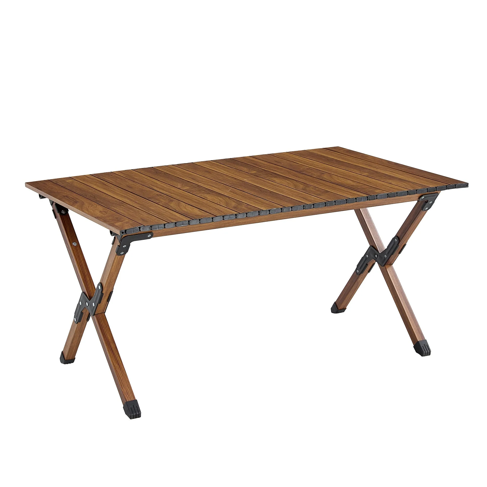 Lightweight Aluminum Roll-Up Rectangular Outdoor Table - Image 7