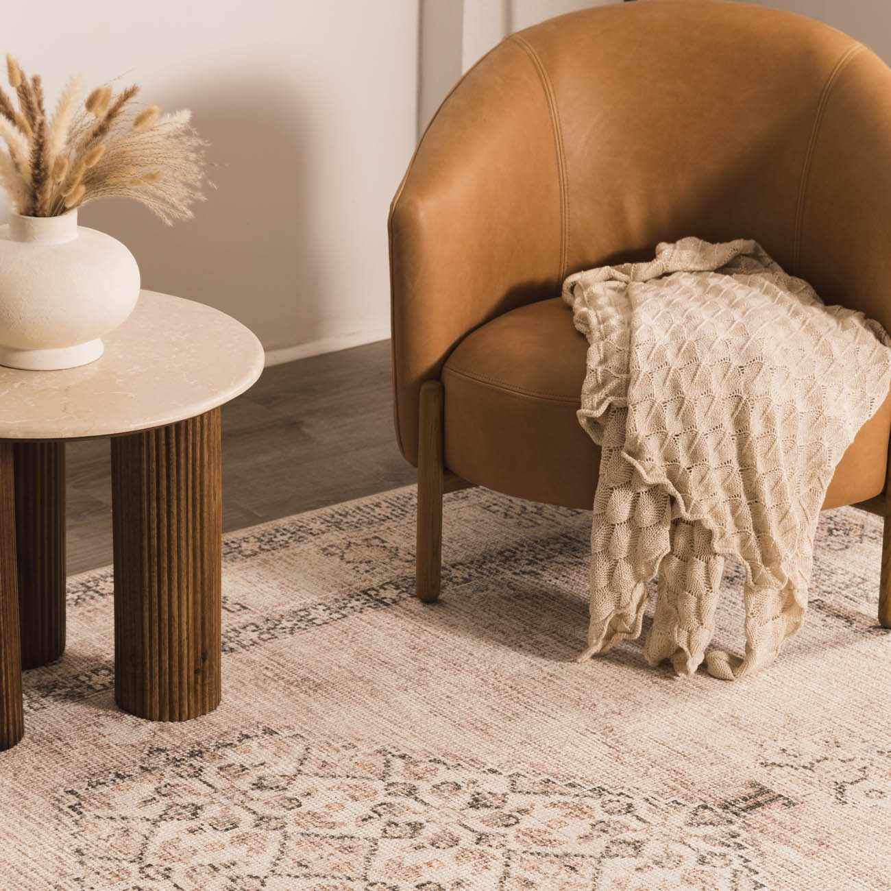 Lila Medallion Brown Area Rug - Image 19