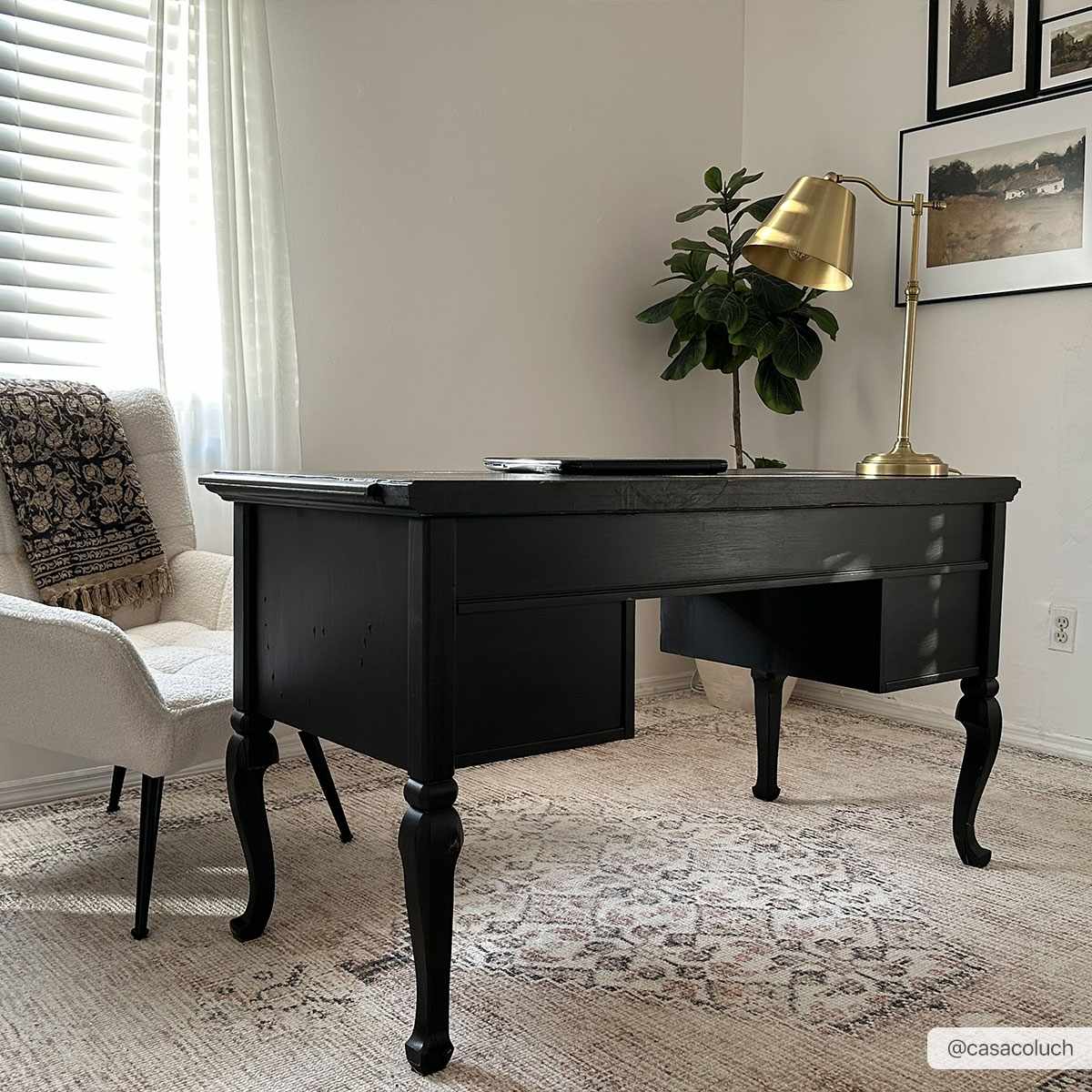 Lila Medallion Brown Area Rug - Image 3
