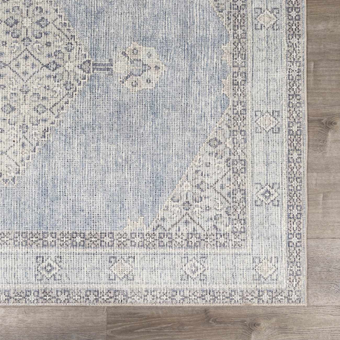 Lila Medallion Denim Area Rug - Image 11