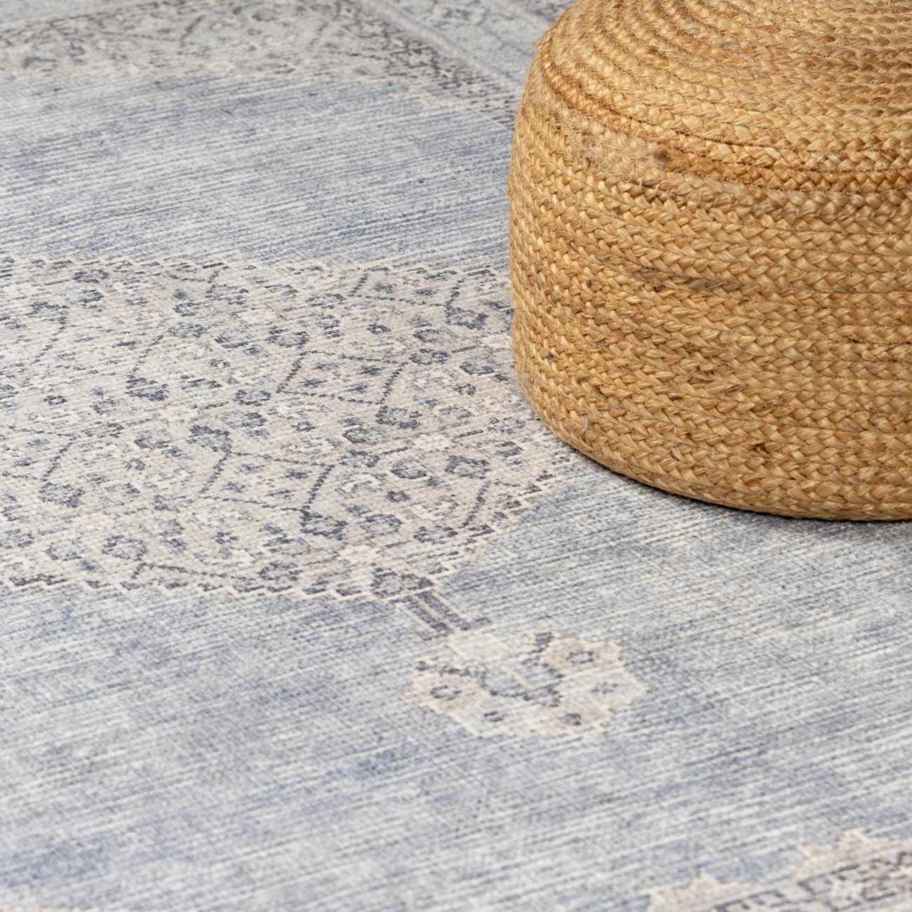 Lila Medallion Denim Area Rug - Image 15
