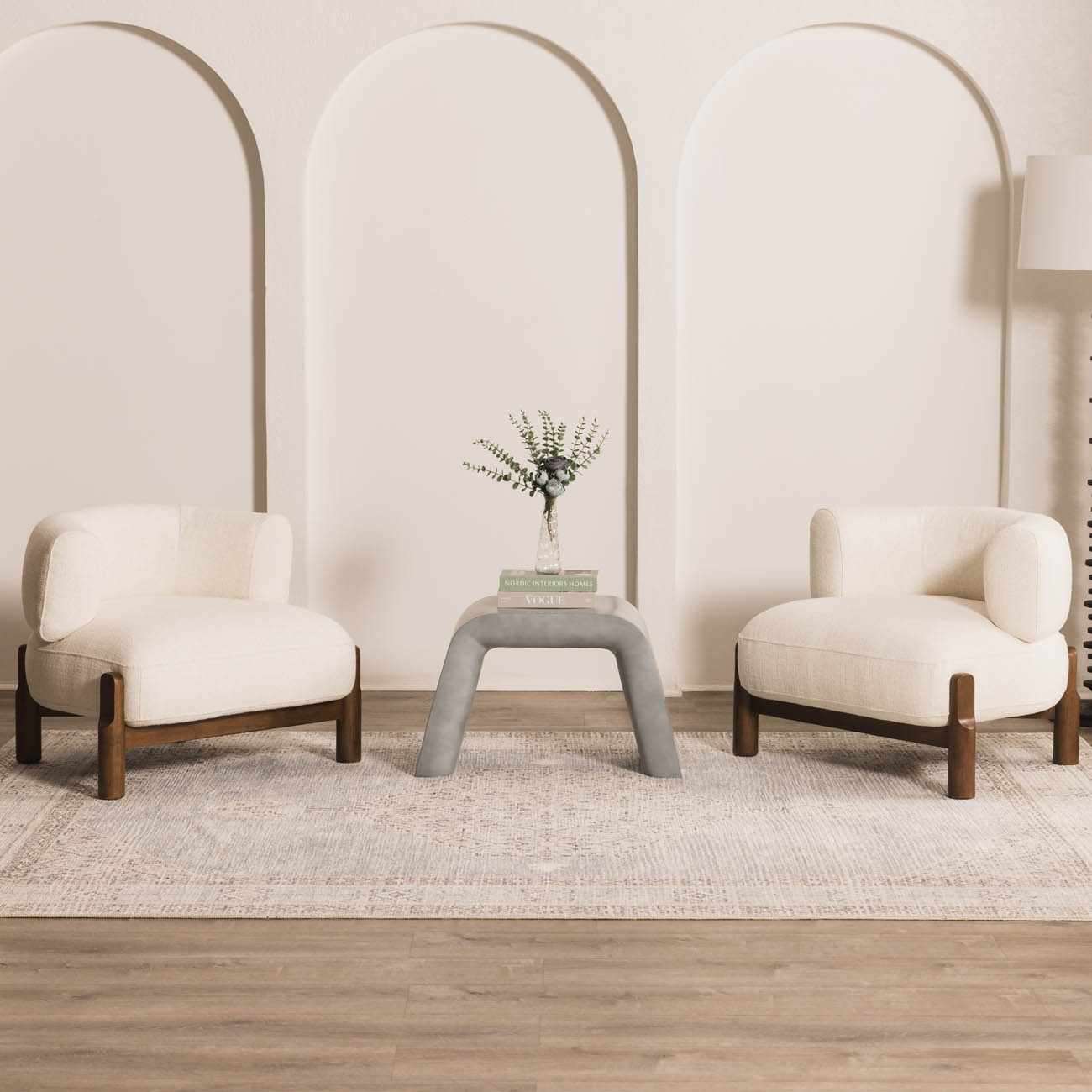 Lila Medallion Denim Area Rug - Image 3