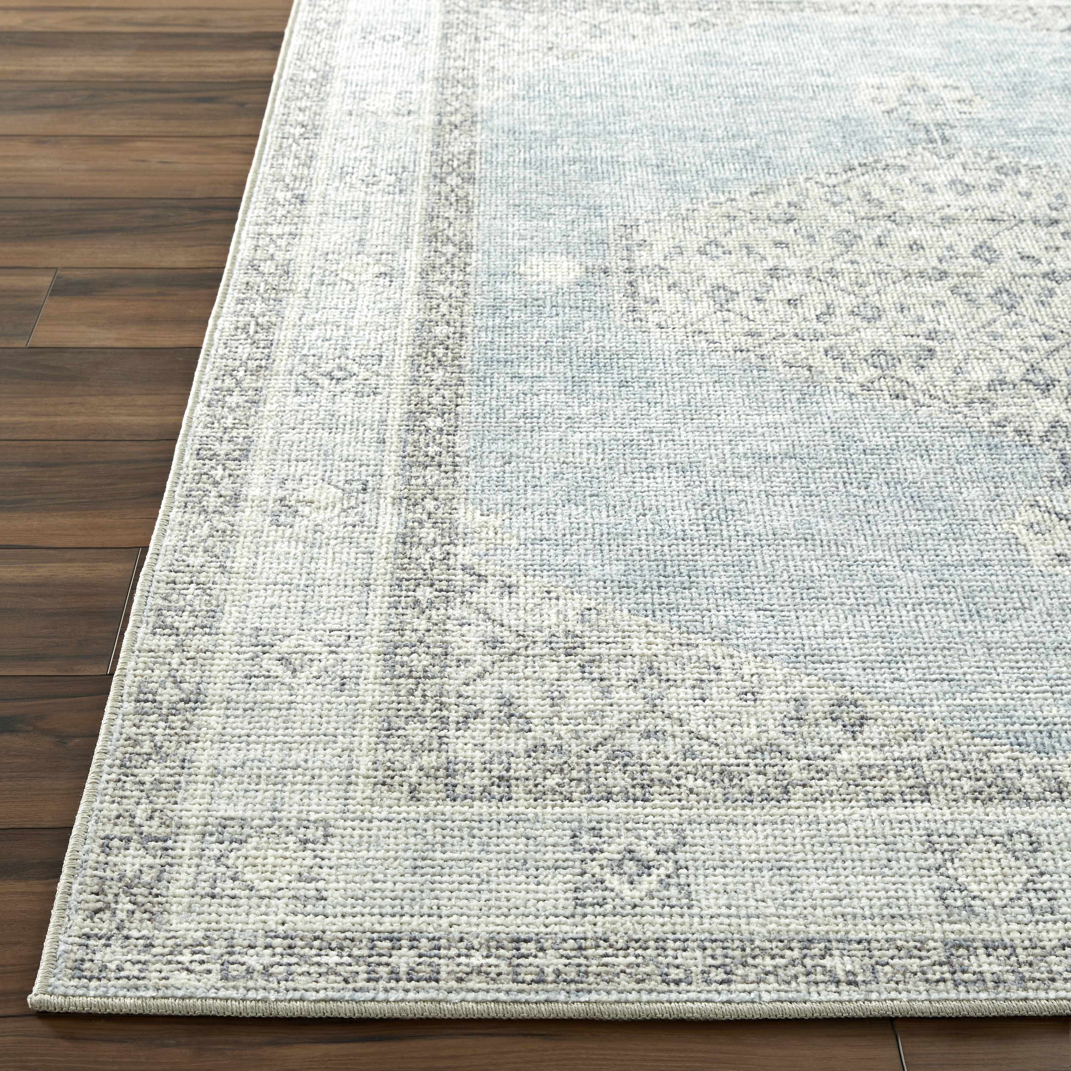 Lila Medallion Denim Area Rug - Image 5