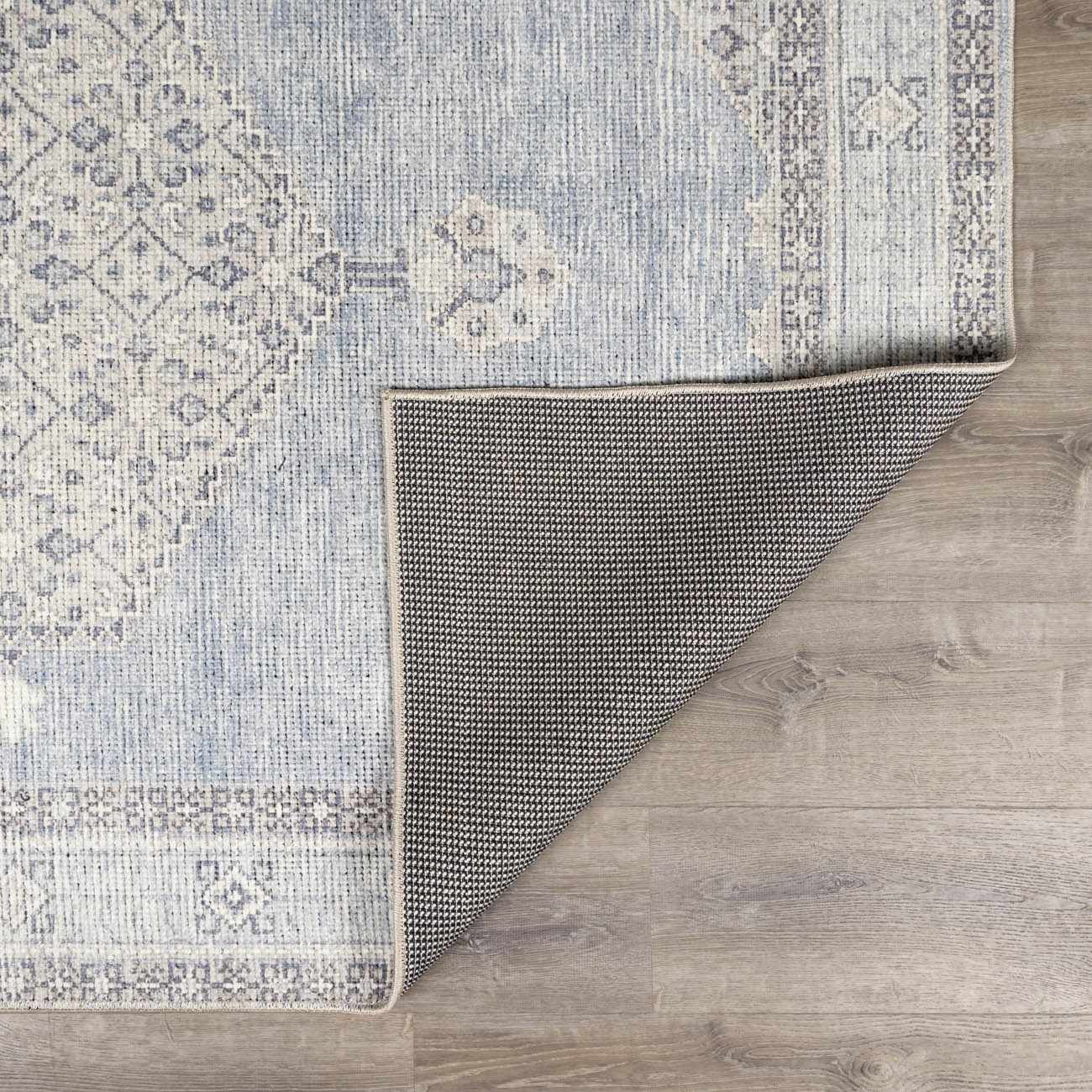 Lila Medallion Denim Area Rug - Image 6