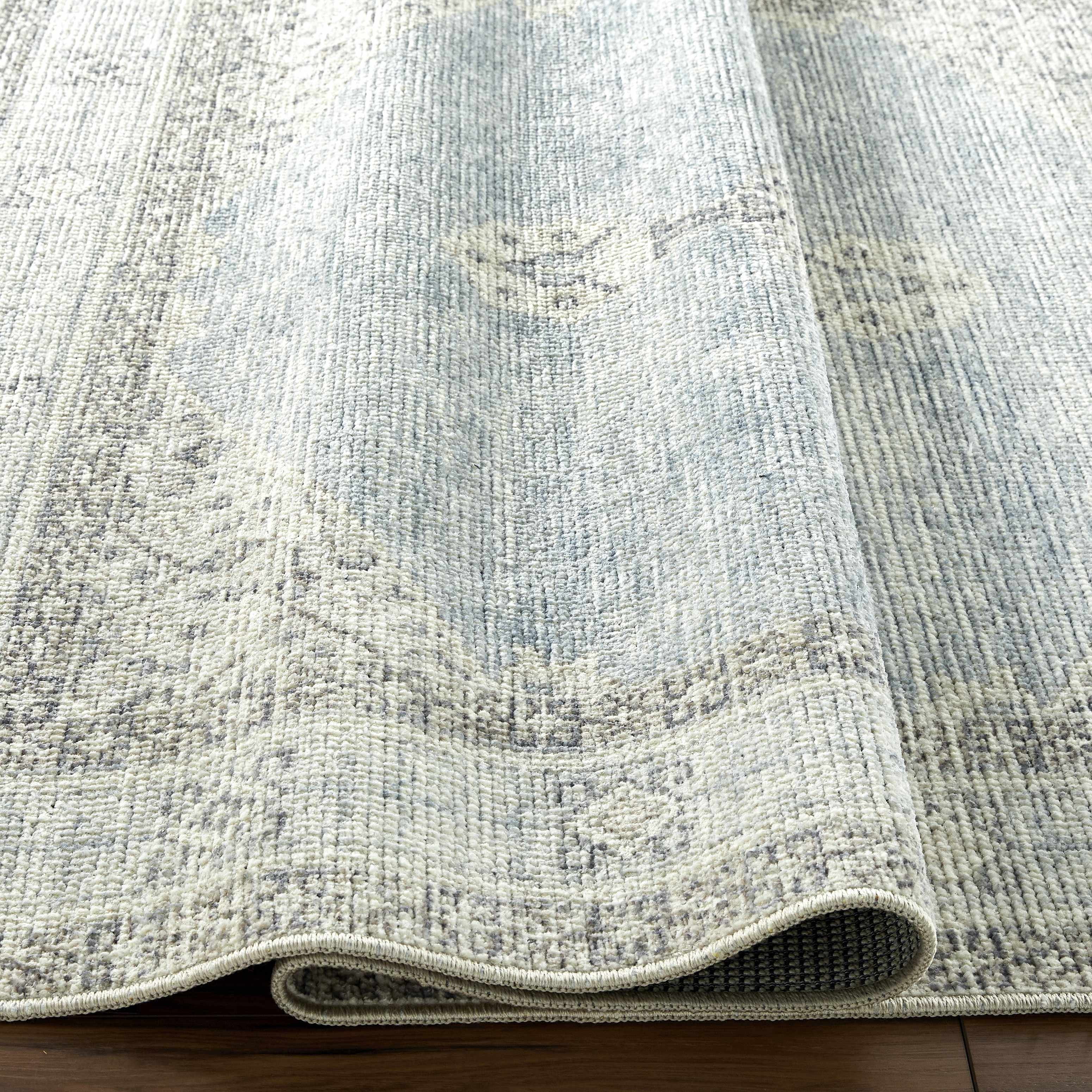Lila Medallion Denim Area Rug - Image 7
