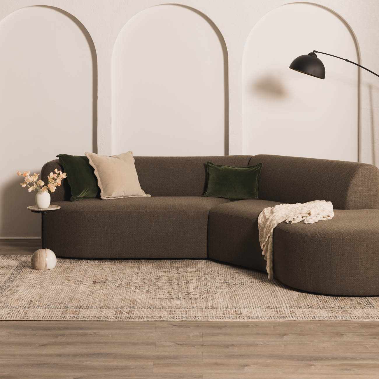 Lila Medallion Off-White Area Rug - Image 10