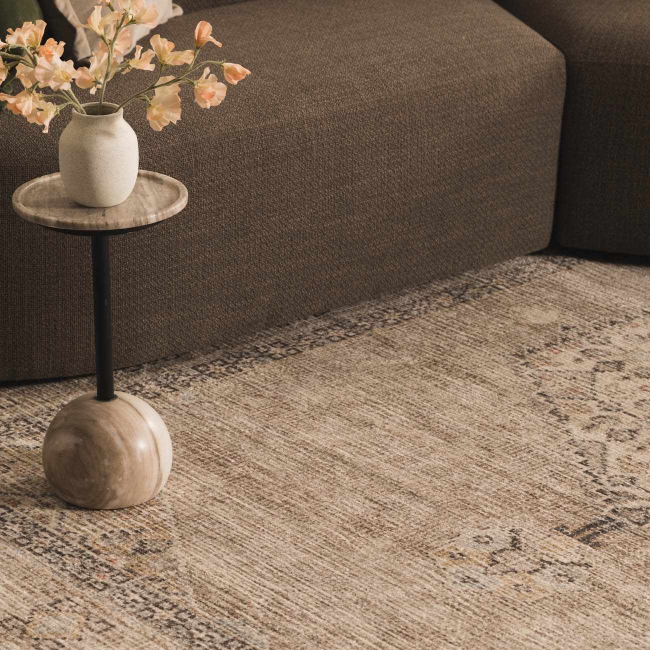 Lila Medallion Off-White Area Rug - Image 11