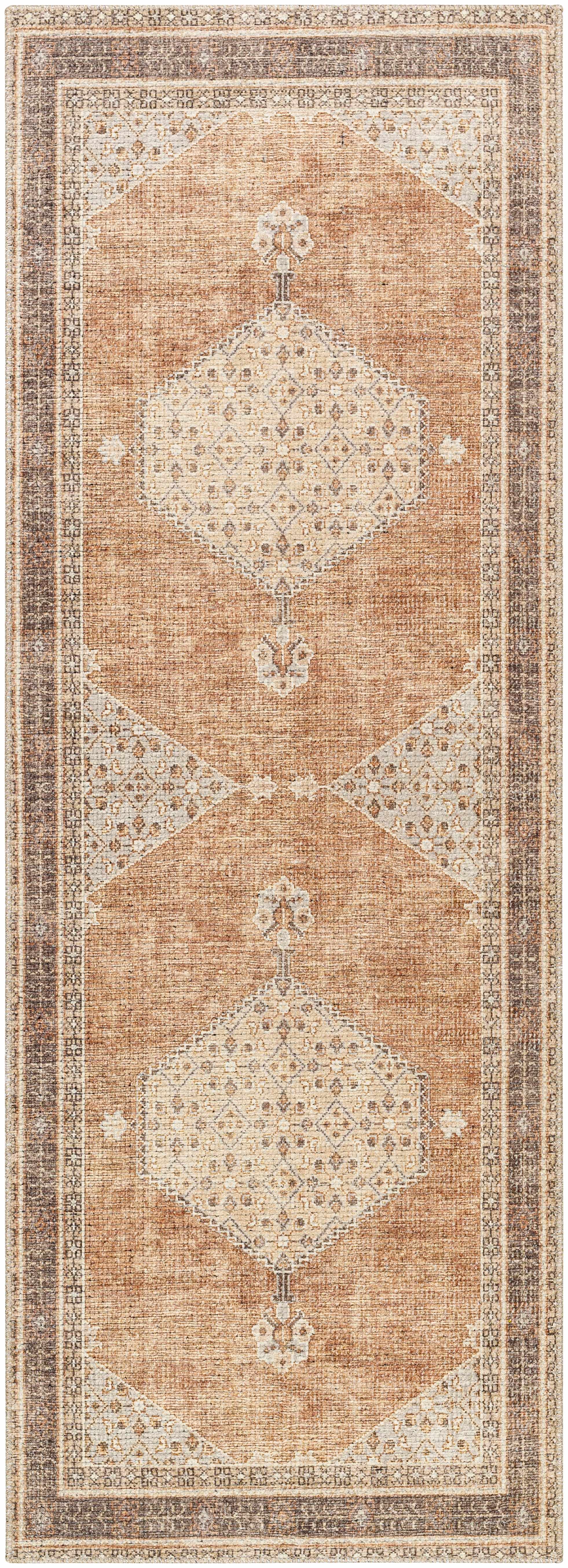 Lila Medallion Tan Area Rug - Image 12