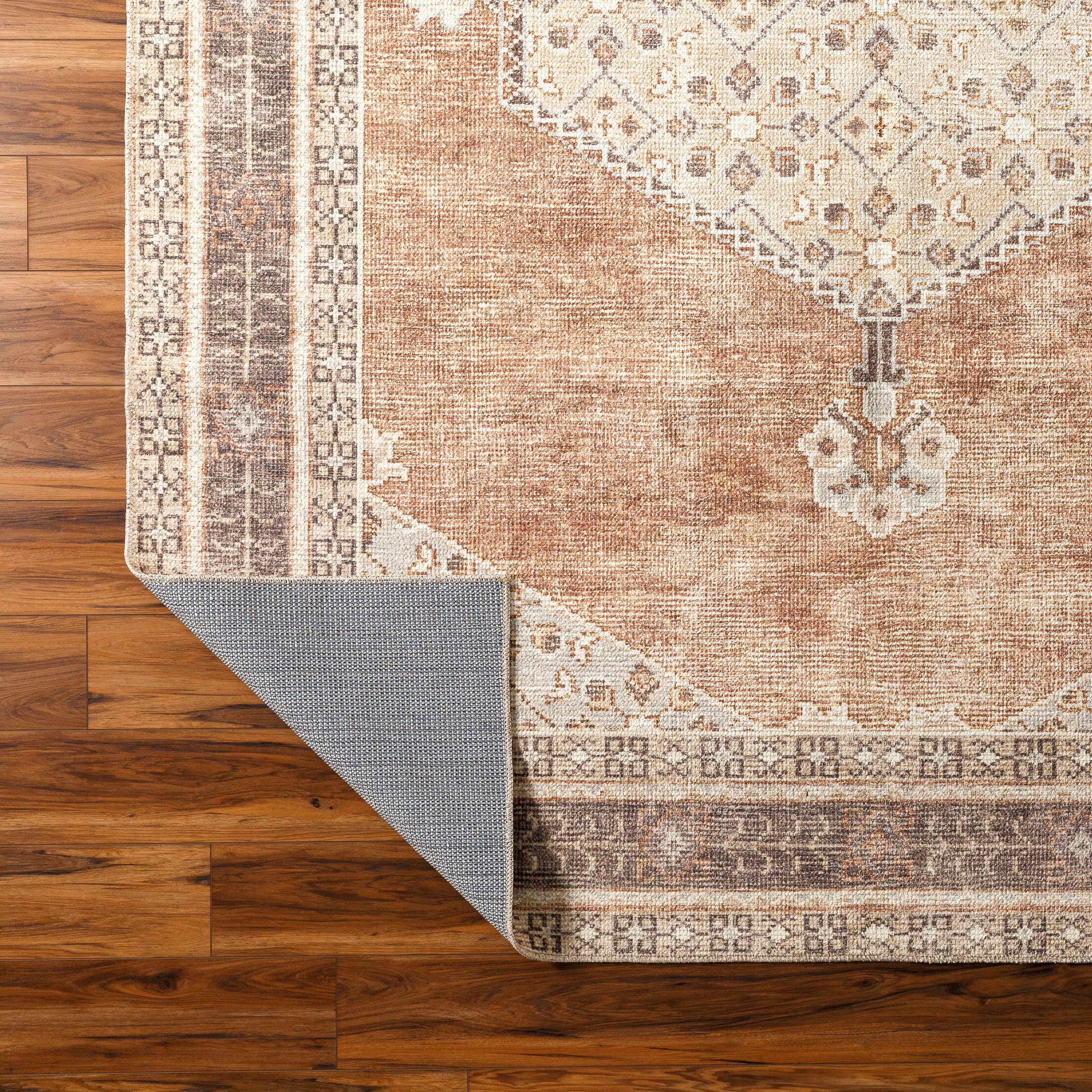 Lila Medallion Tan Area Rug - Image 8