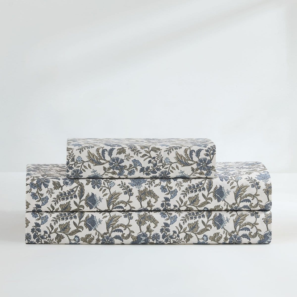 Lillian Block Print Cotton Sheet Set - Image 5